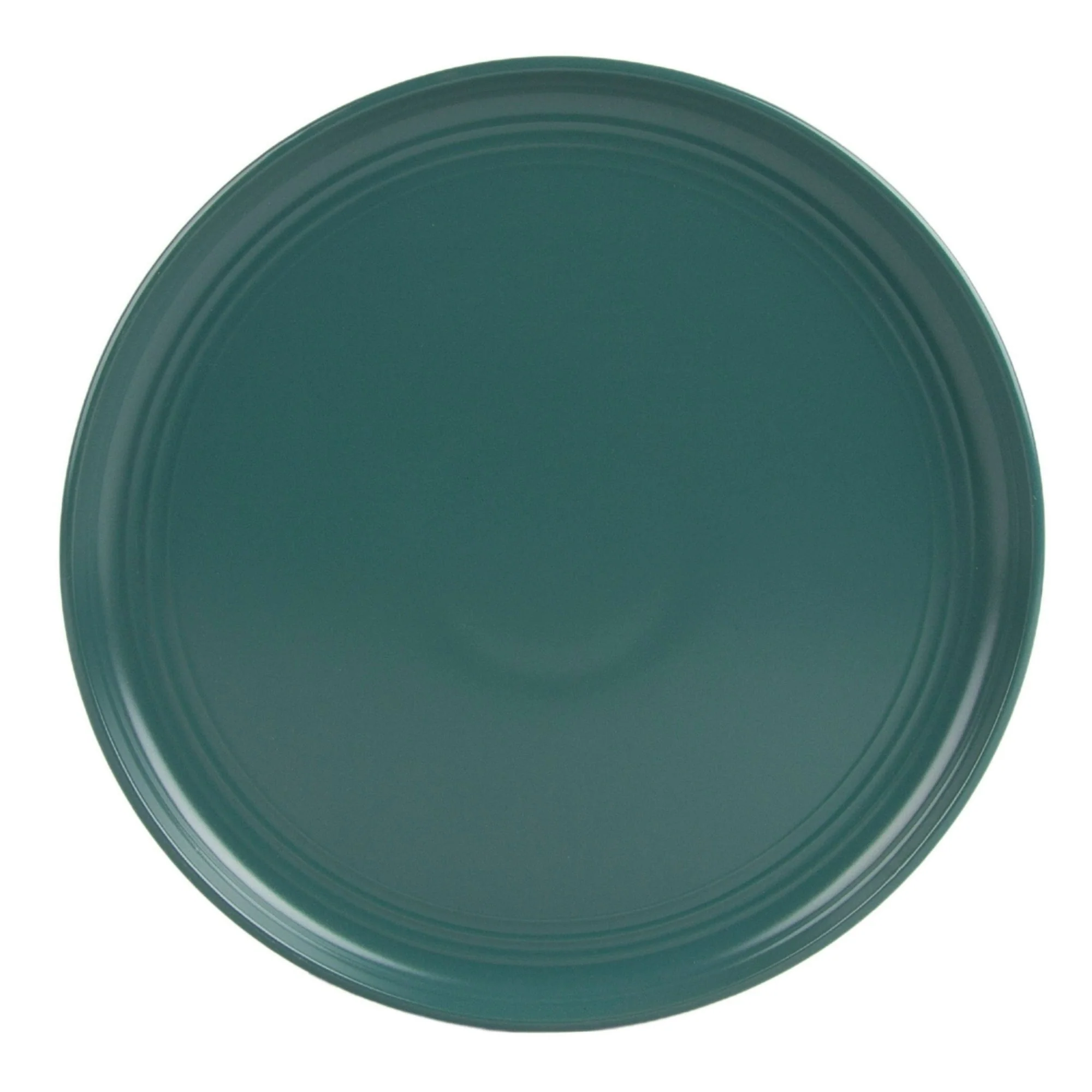 10 Strawberry Street Double Line 10.5" Round Stoneware Dinner Plate, Set of 6, Emerald Green - Image 2