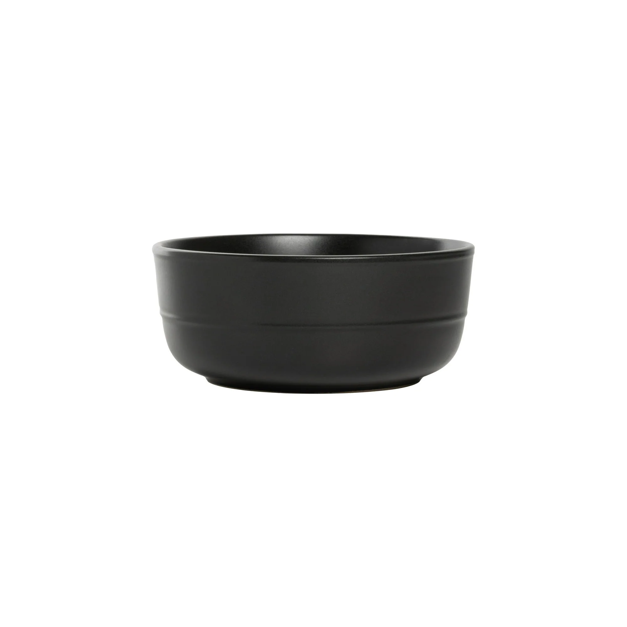 10 Strawberry Street Double Line 16 Piece Dinnerware Set, Matte Black - Image 5