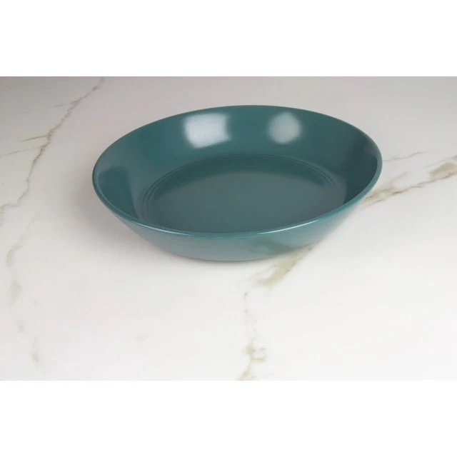 10 Strawberry Street Double Line 9.5"/36 oz Round Dinner Bowl, Set of 2, Emerald Green - Image 2