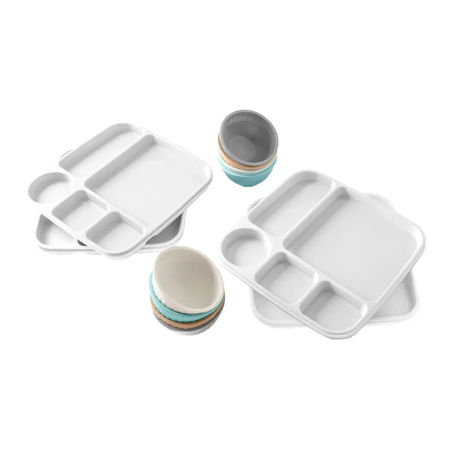 16-Piece Microwave Safe Summer Picnic and Party Set - Image 5