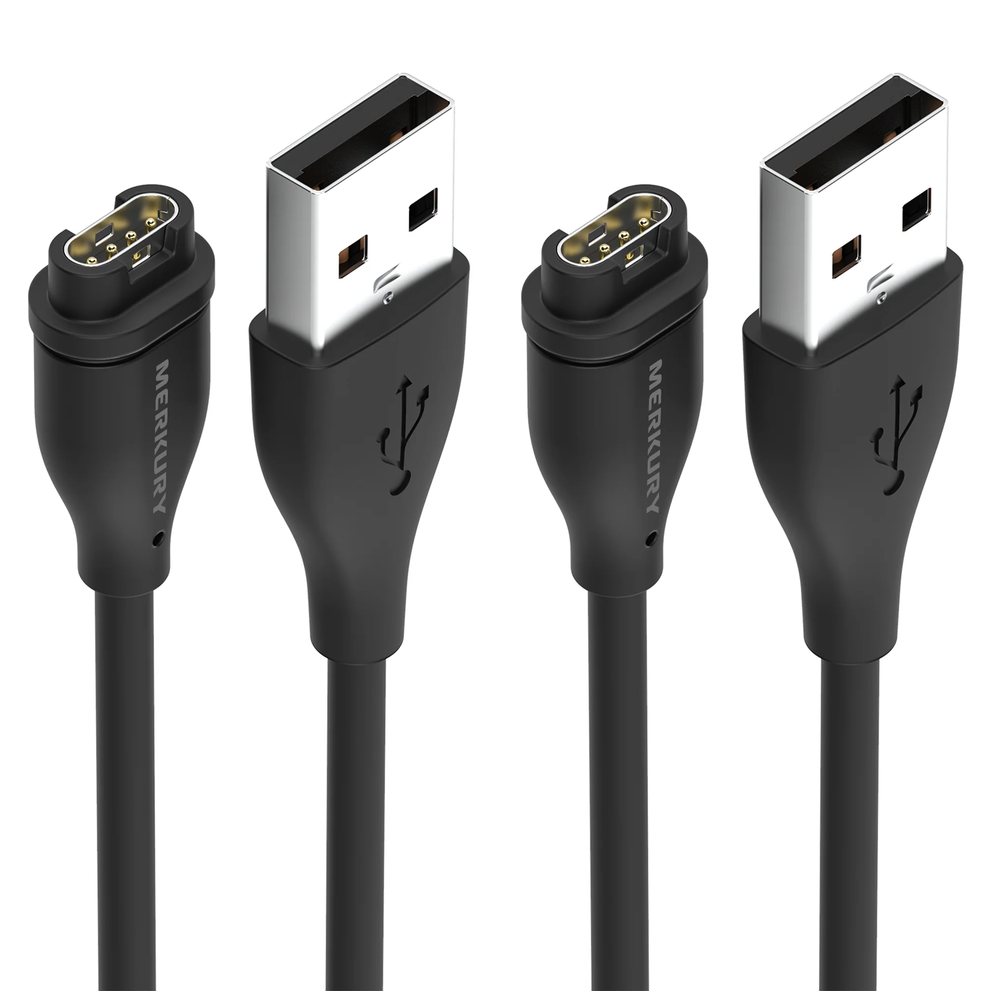 2 Pack Charge Cable - Garmin - 3 Ft - Black - Image 2
