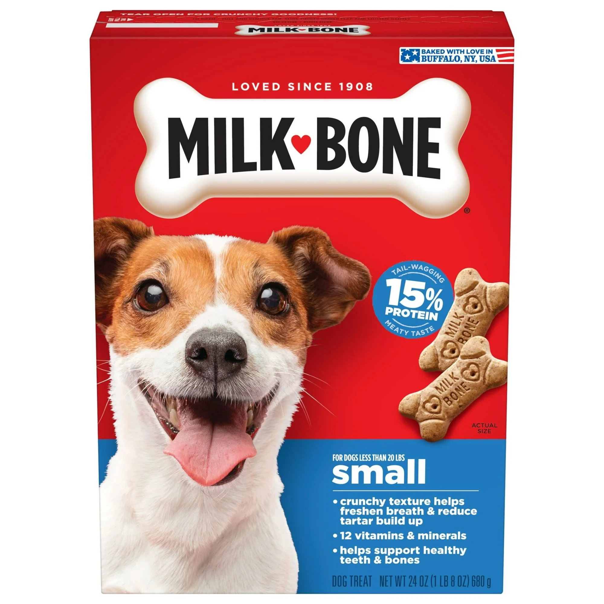 (2 pack) Milk Bone Original Biscuits, Small Dog Treats, 24 oz Box - Image 12
