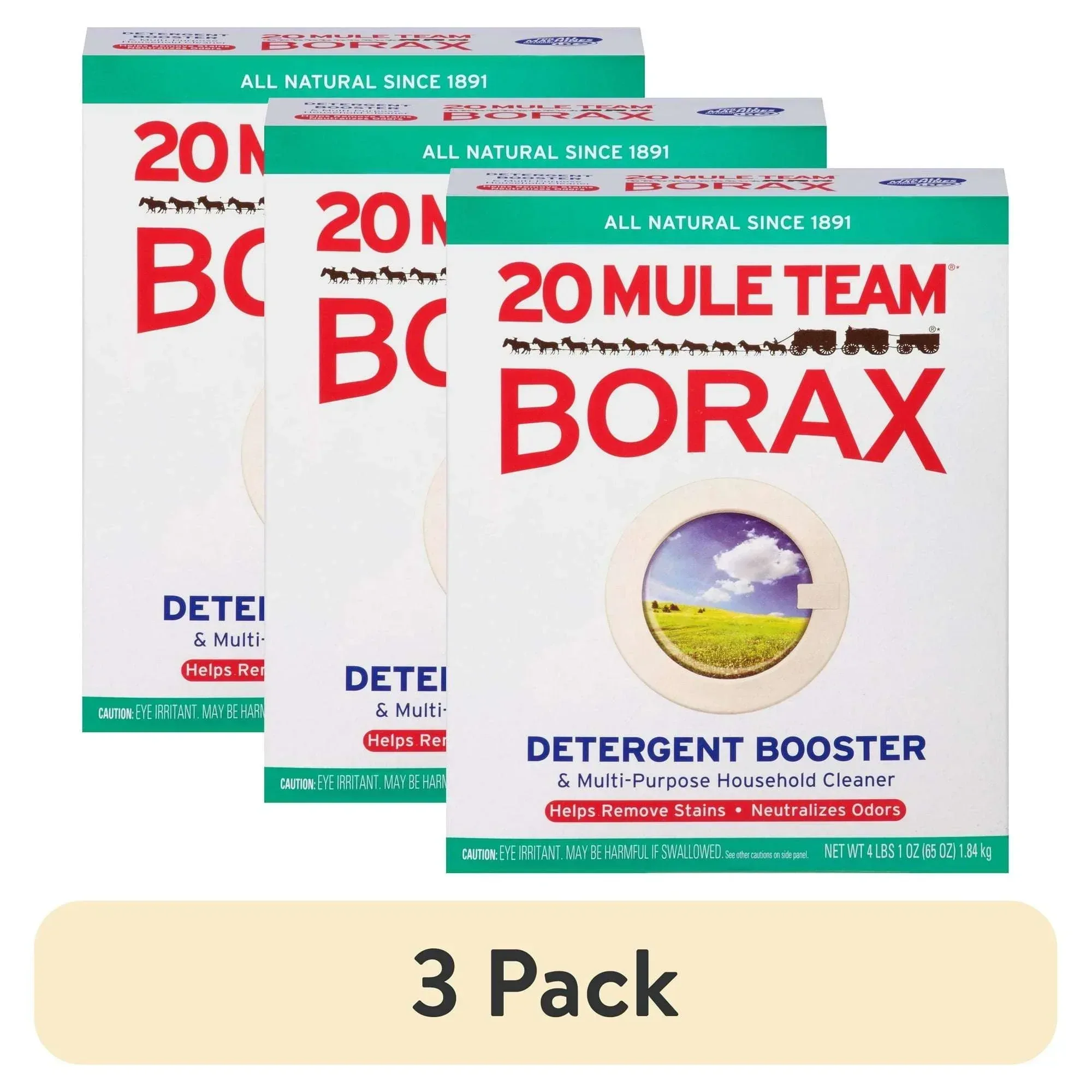 20 Mule Team All Natural Borax Detergent Booster & Multi-Purpose Household Cleaner, 65 Ounce - Image 8
