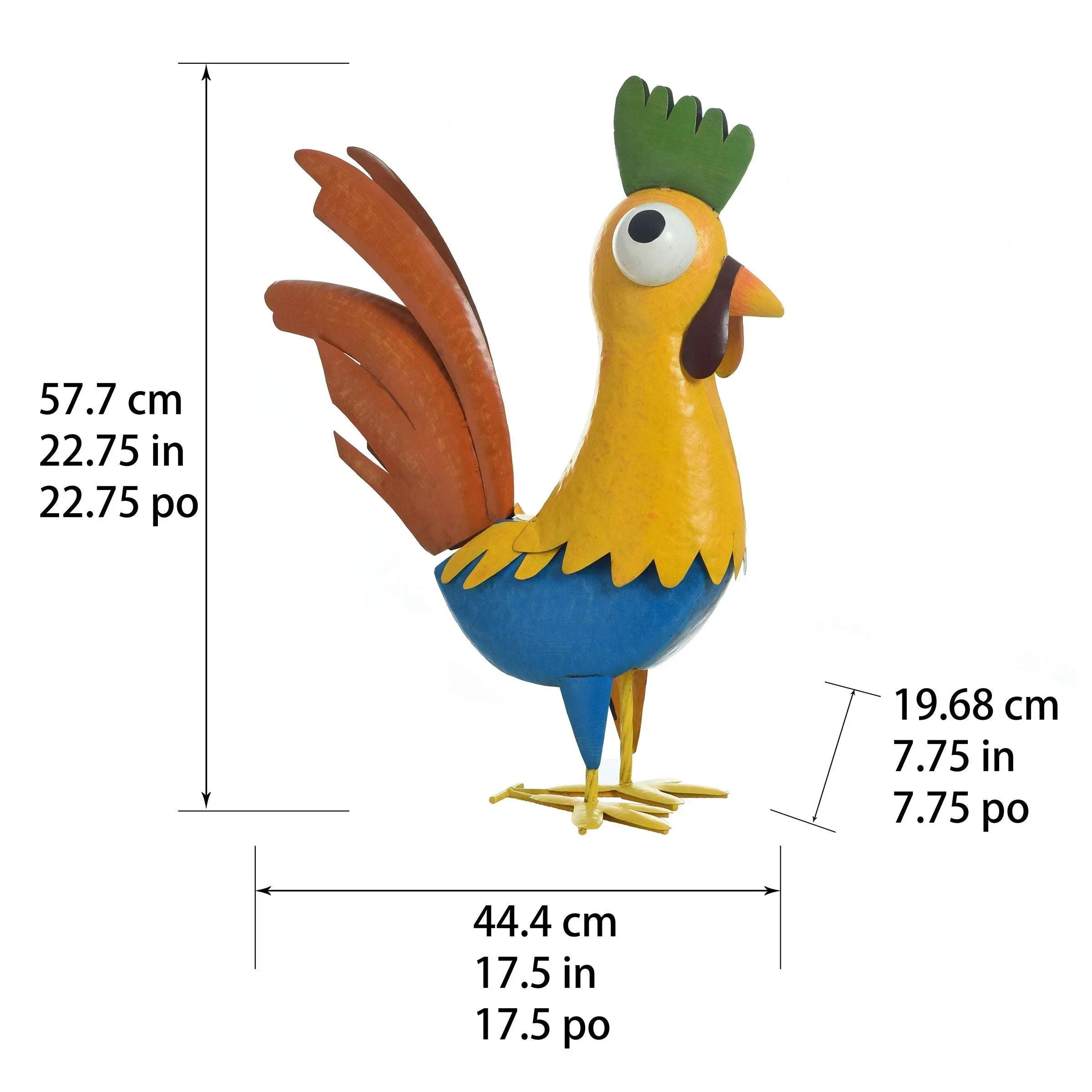 22" Metal Chicken - Image 5