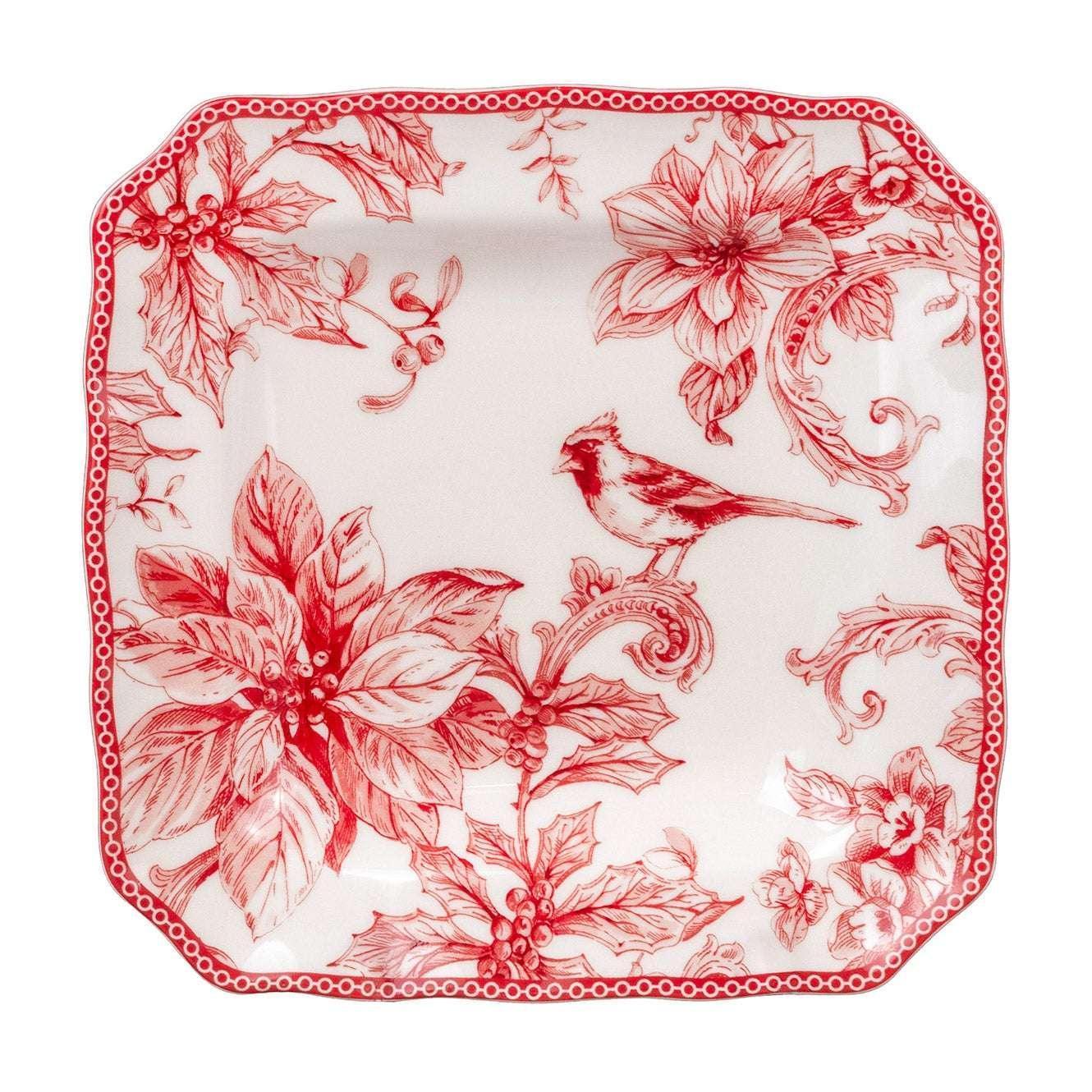 222 Fifth Christmas Lane 12-piece Dinnerware Set - Image 6