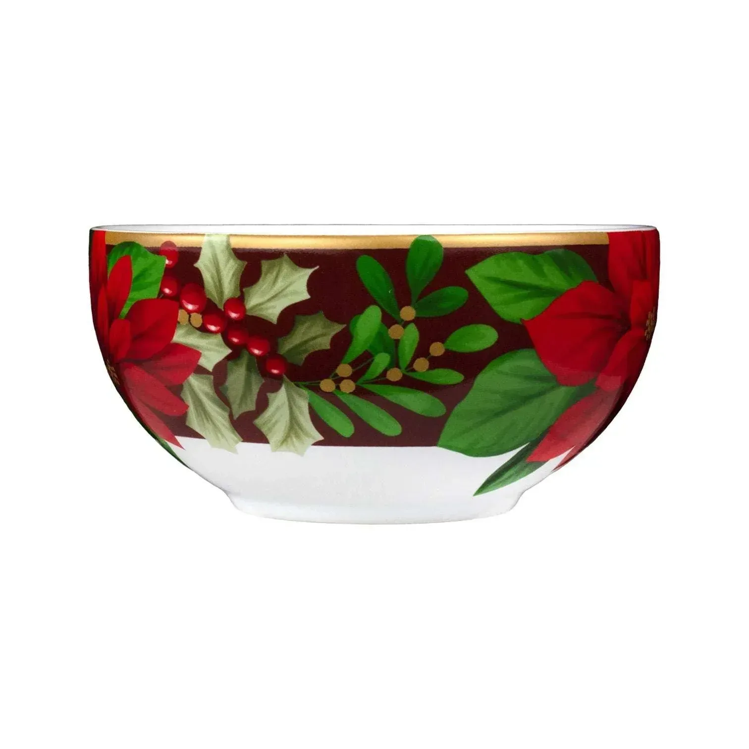 222 Fifth December Blooms 12-piece Dinnerware Set - Image 7