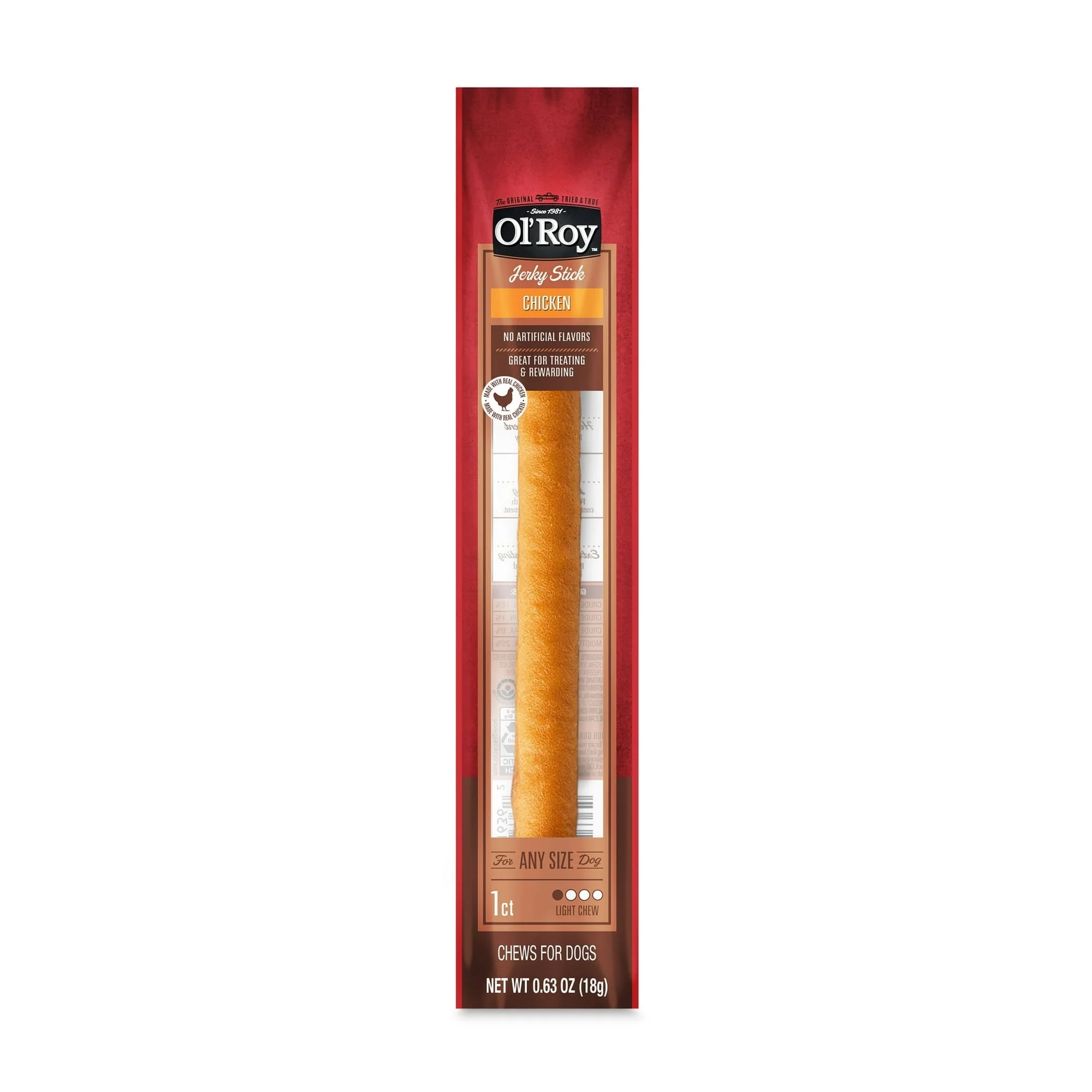 (24 pack) Ol' Roy 1 Count Chicken Stick, 0.63oz, Dry Training Treats for Any Size Dogs. - Image 6