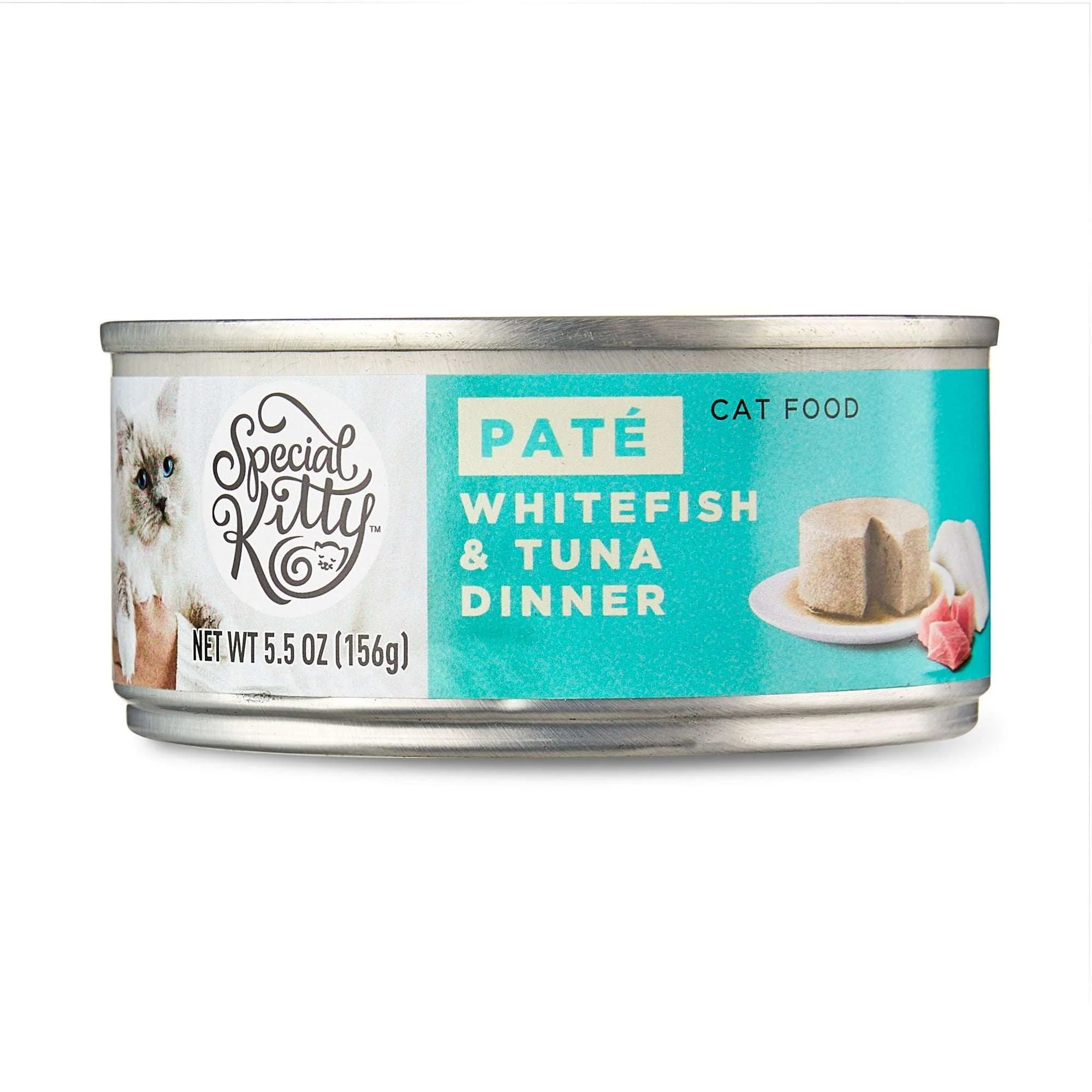 (24 pack) Special Kitty Whitefish & Tuna Dinner Pate Wet Cat Food, 5.5 oz Can - Image 2