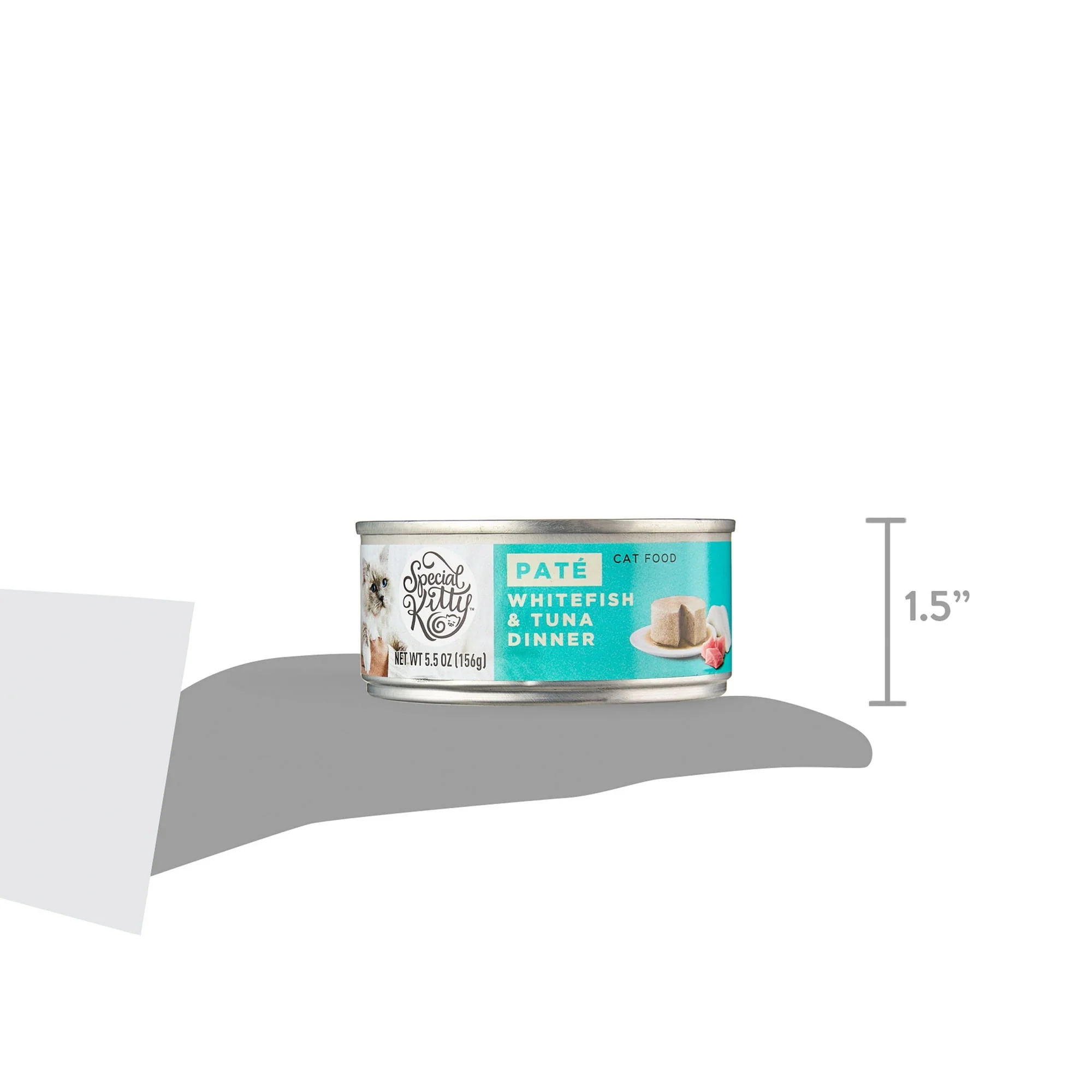 (24 pack) Special Kitty Whitefish & Tuna Dinner Pate Wet Cat Food, 5.5 oz Can - Image 7
