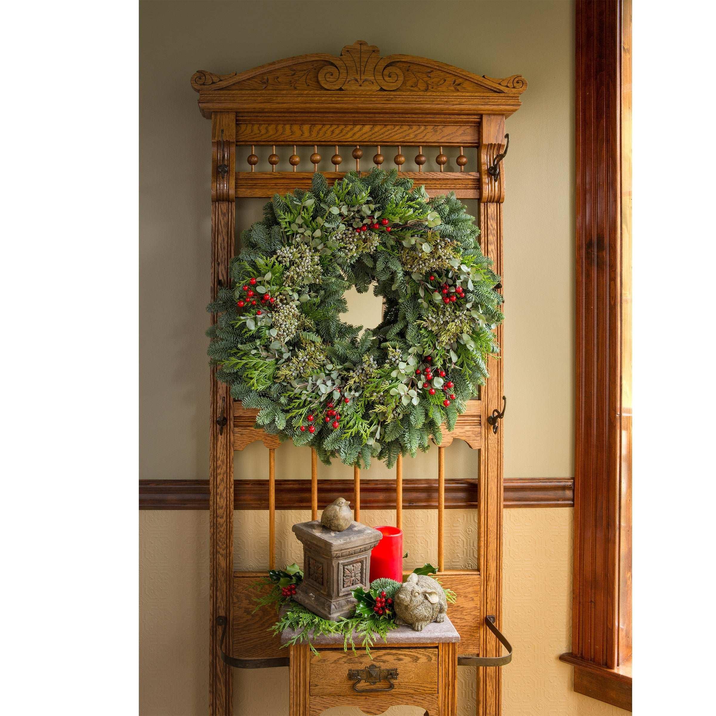 26" Fresh Scent of Season Wreath - Image 2