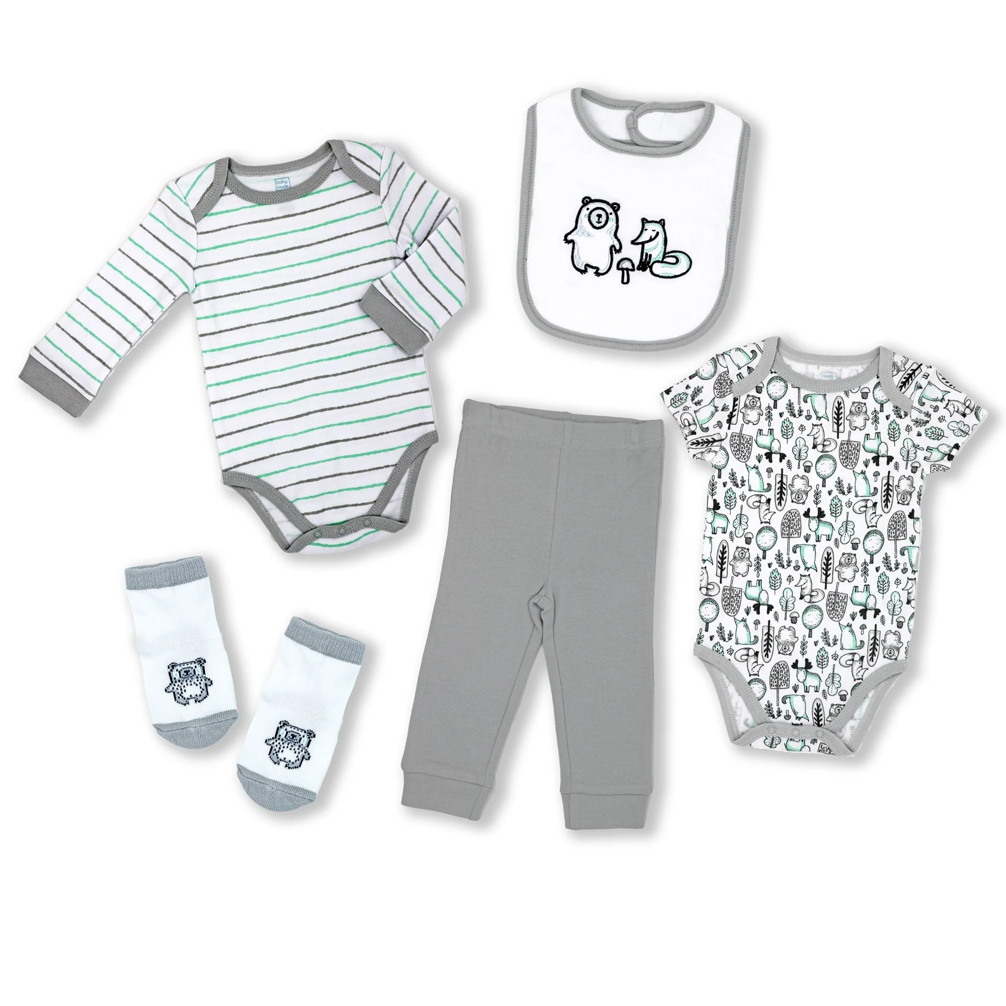 28 Piece Baby Infant Apparel Layette Gift Set, NB-3M - Image 2