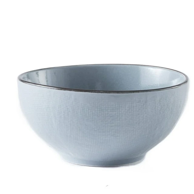 (3 pack) Better Homes & Gardens Denim Murphy Stoneware Cereal Bowl - Image 2