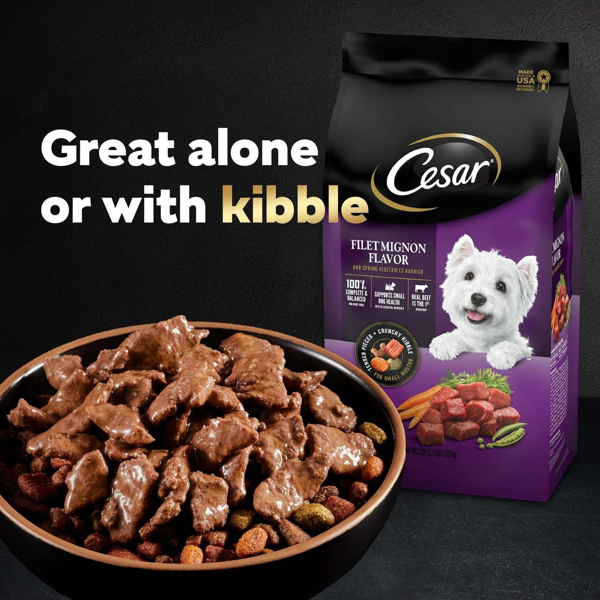 (3 pack) Cesar Filets in Gravy Turkey Recipe Flavor Adult Wet Dog Food, 3.5 oz Tray - Image 6