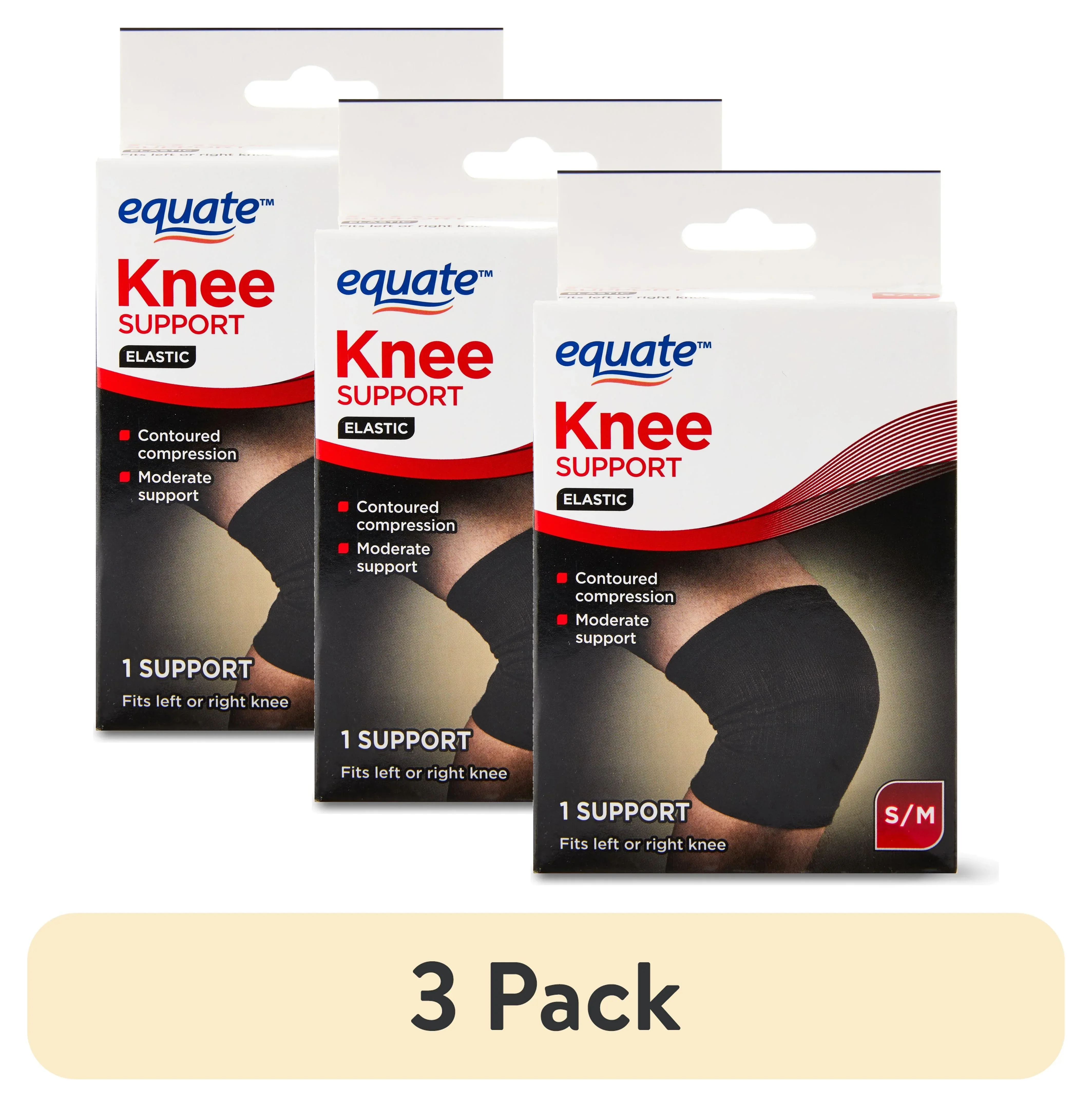 (3 pack) Equate Knee Compression Support Brace, Unisex, Large / Extra Large - Image 10