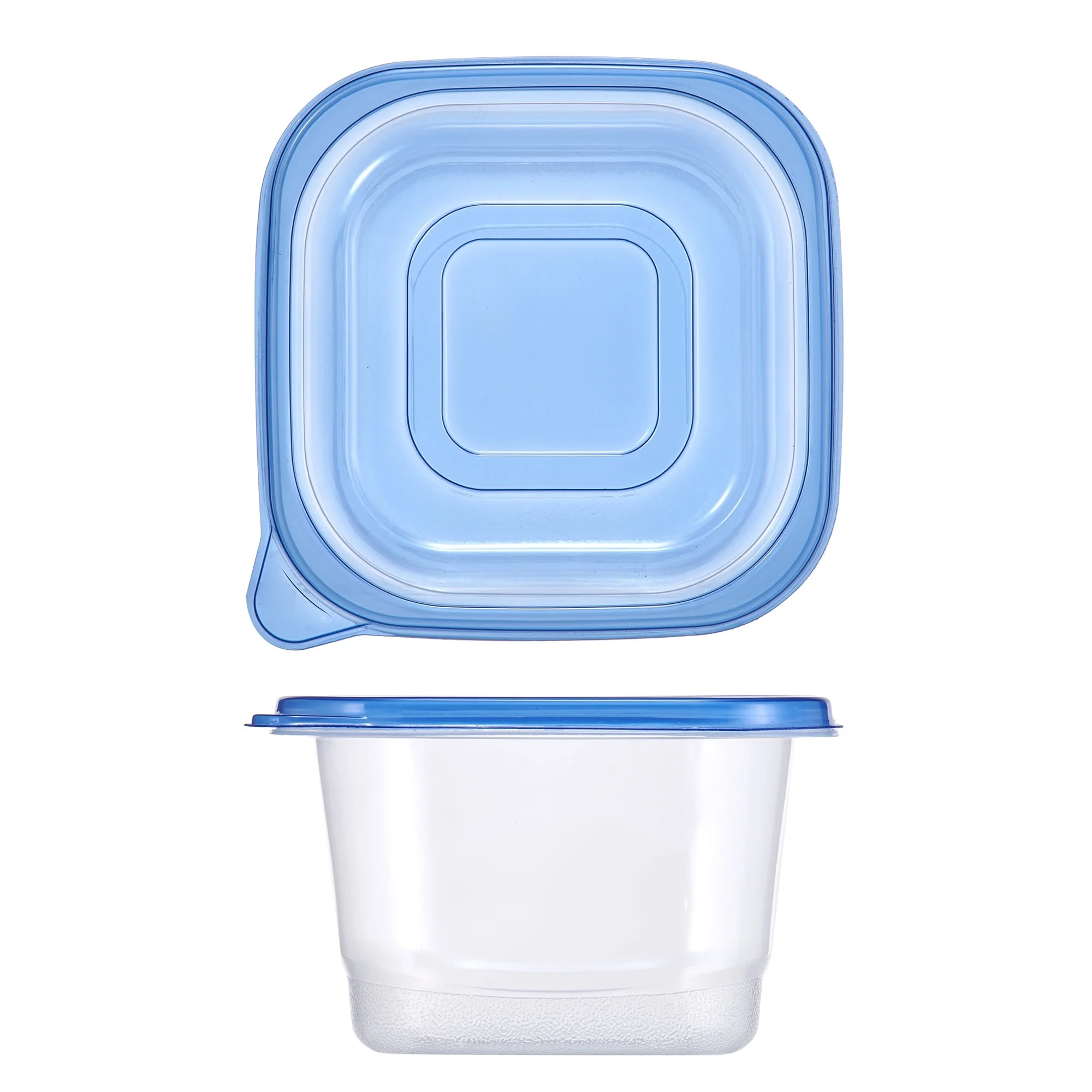 (3 pack) Mainstays 4 Pack 4.4Cup Plastic Square Food Storage Container - Image 3