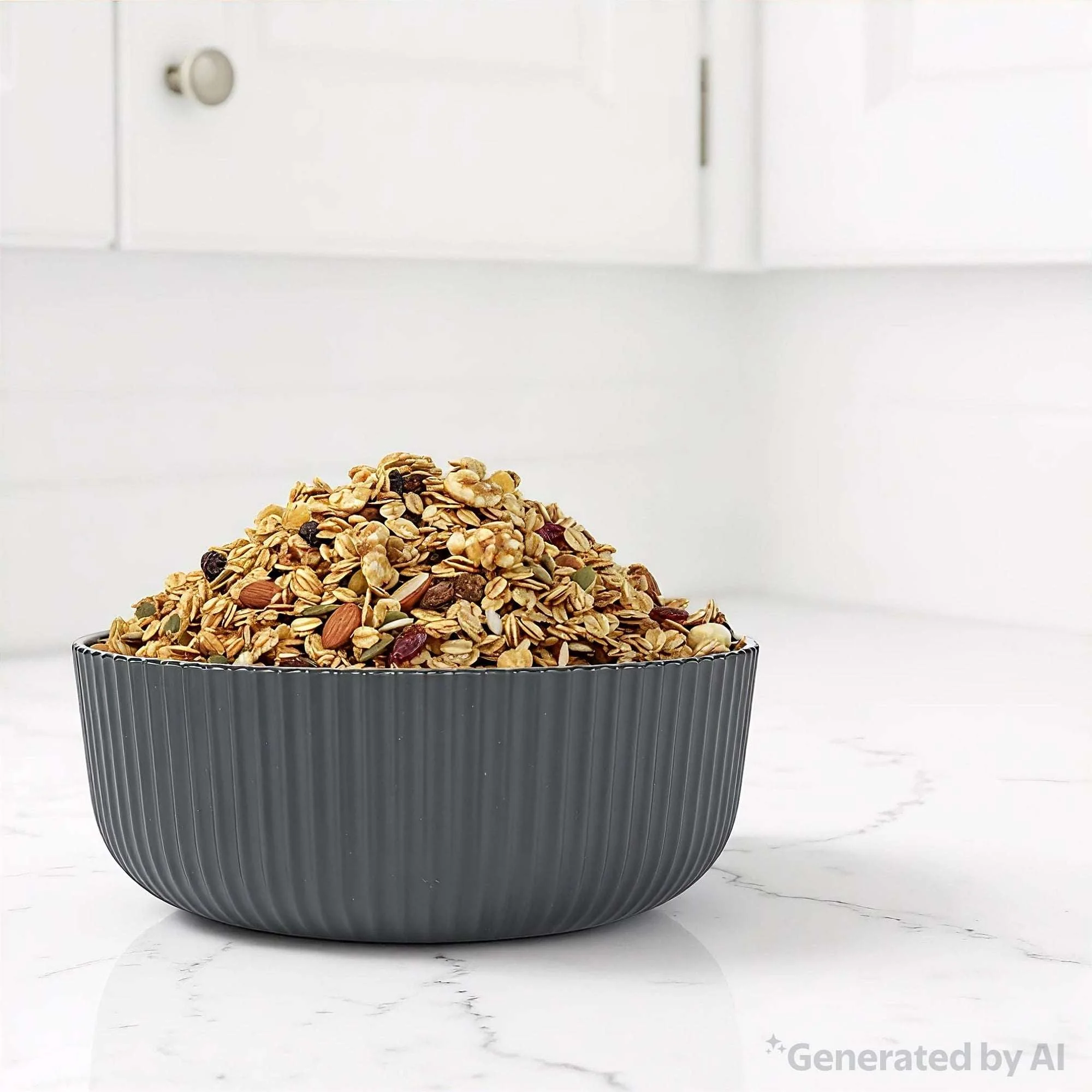 (3 pack) Mainstays - Black Eco-Friendly Recycled Plastic Cereal Bowl, 38-Ounce - Image 5