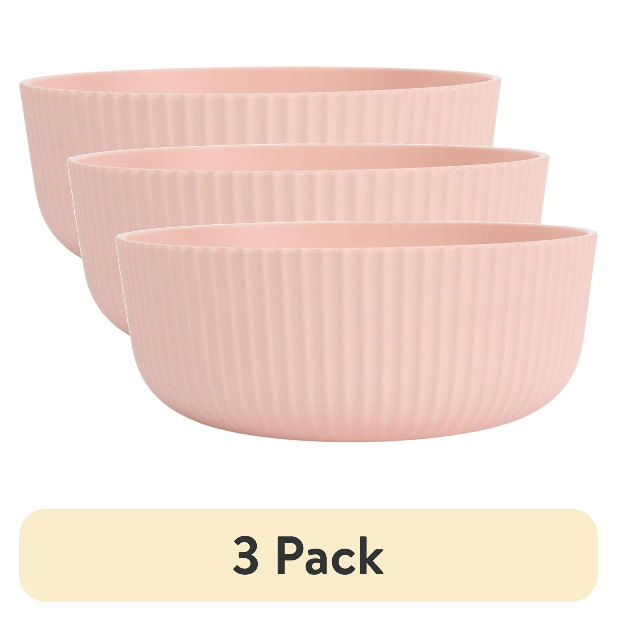 (3 pack) Mainstays - Black Eco-Friendly Recycled Plastic Cereal Bowl, 38-Ounce - Image 8