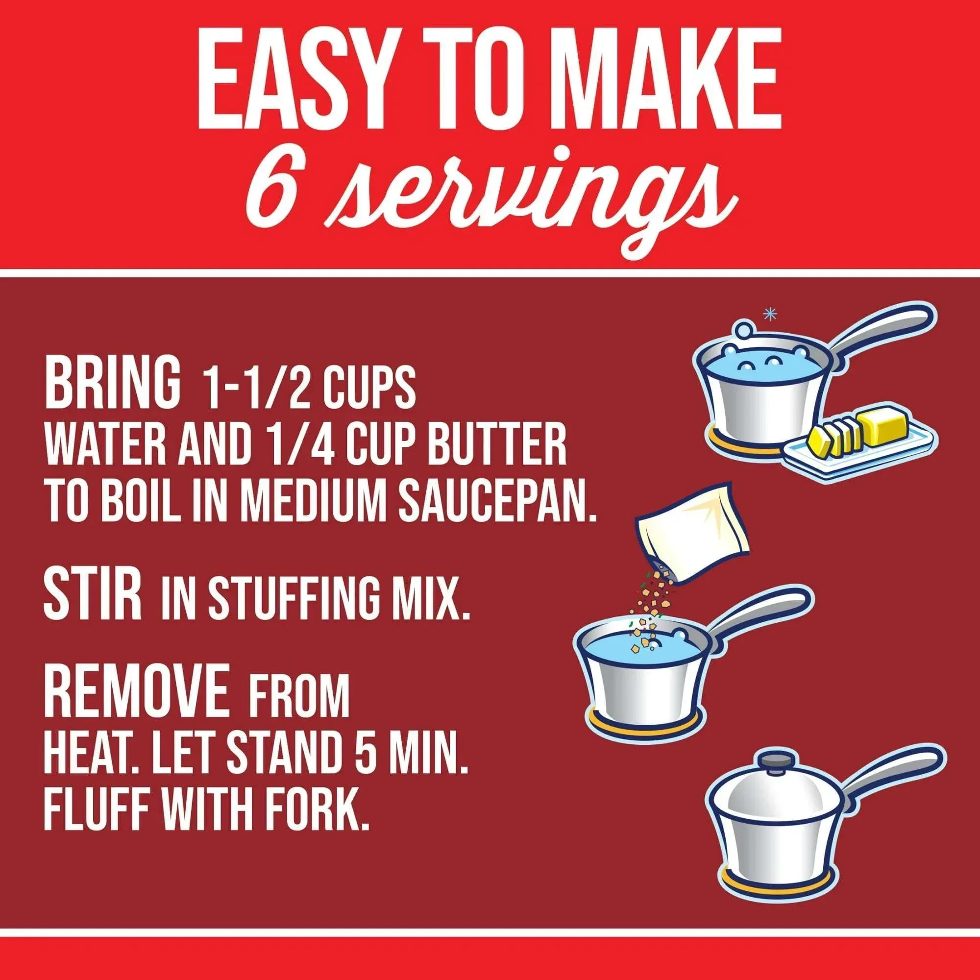 Stove Top Stuffing Mix for Chicken, 6 oz Box - Image 11