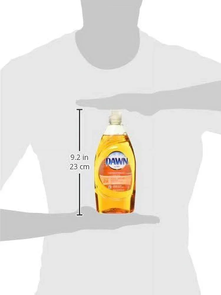 3 Pk, Dawn Dish Soap, Ultra Antibacterial Hand Soap, Orange Scent Dishwashing Liquid, 18 oz - Image 3