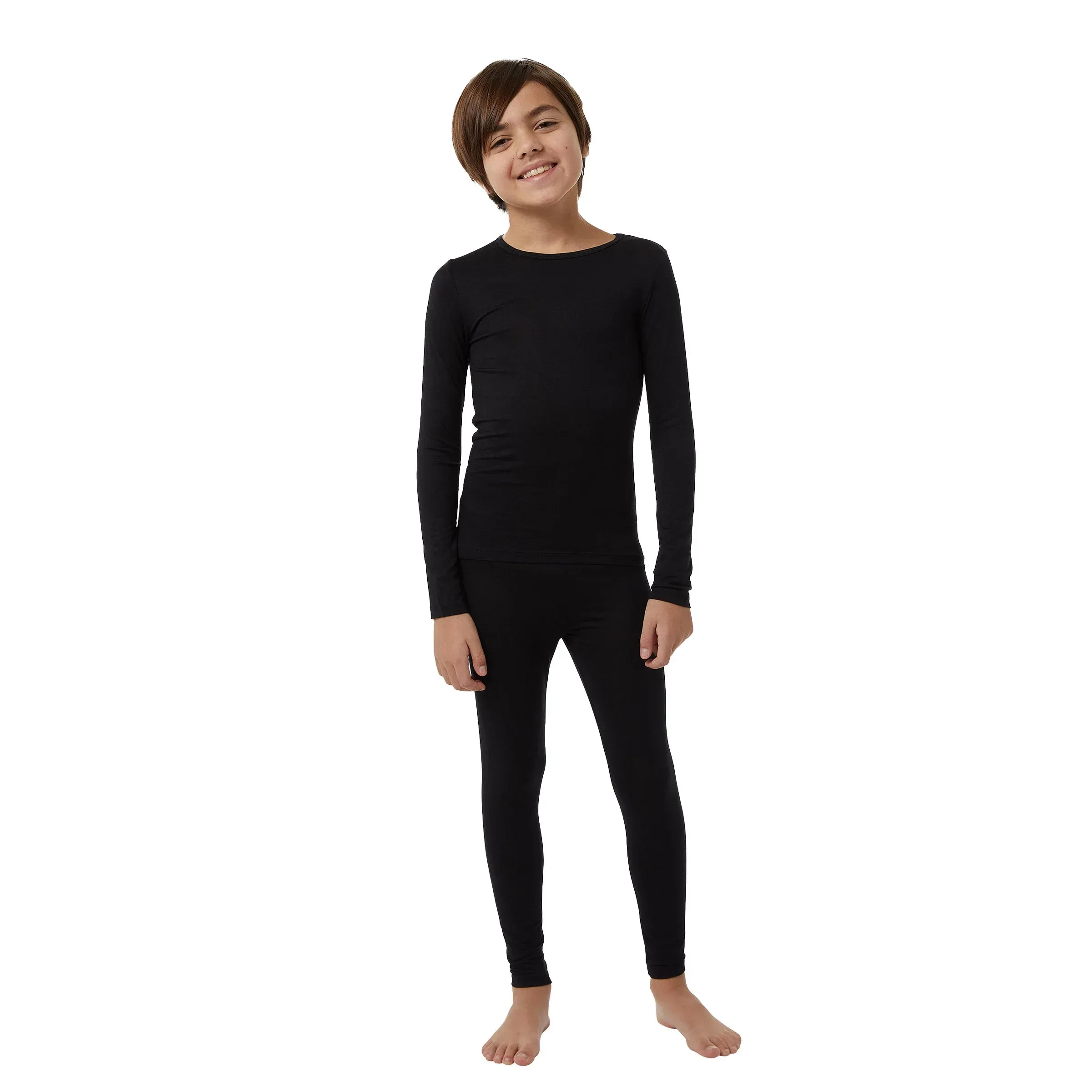 32 Degrees Kids Heat Set – Long Sleeve Top & Pants, 2-Piece Set - Image 2
