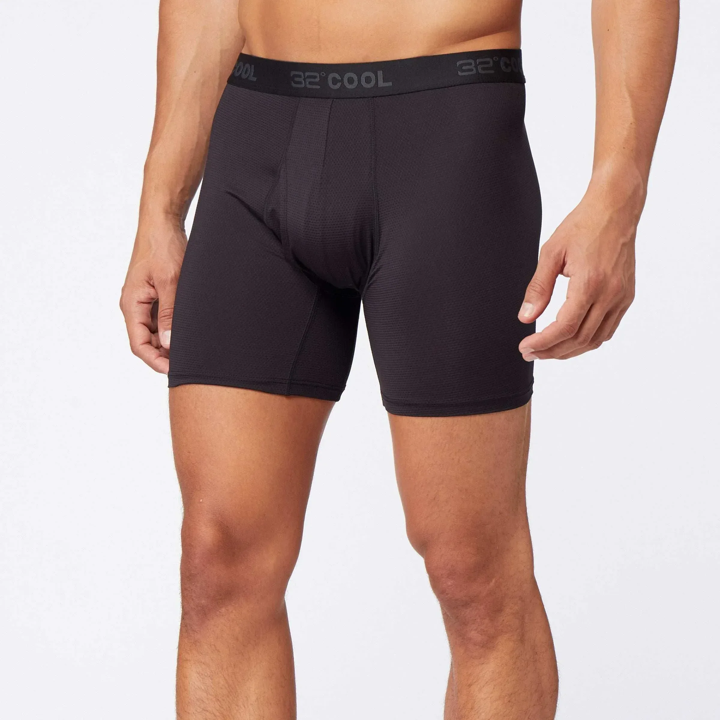 32 Degrees Men's Comfort Mesh Boxer Brief, 6-pack - Image 3