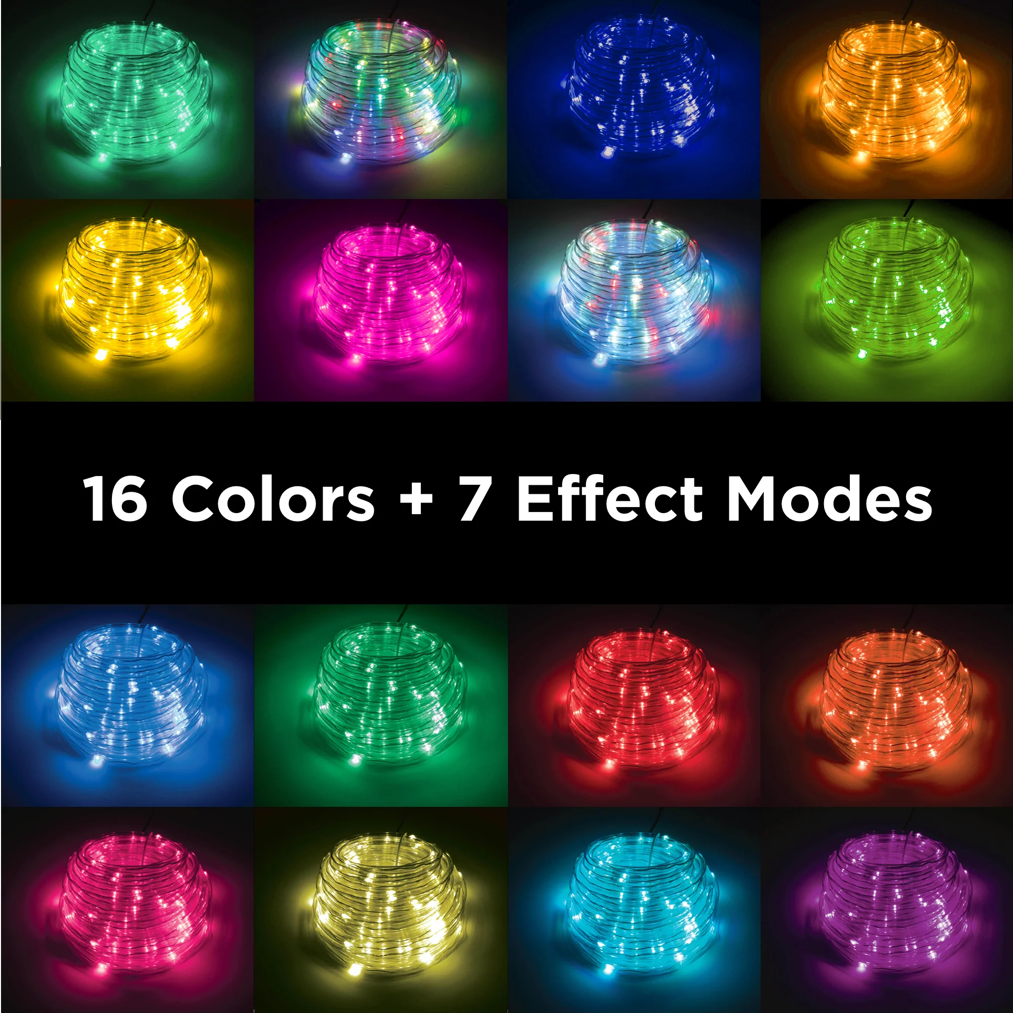 39ft RGB LED Above Ground Pool Rope Lights with Remote Control (Best for 12ft Pools) - Image 4