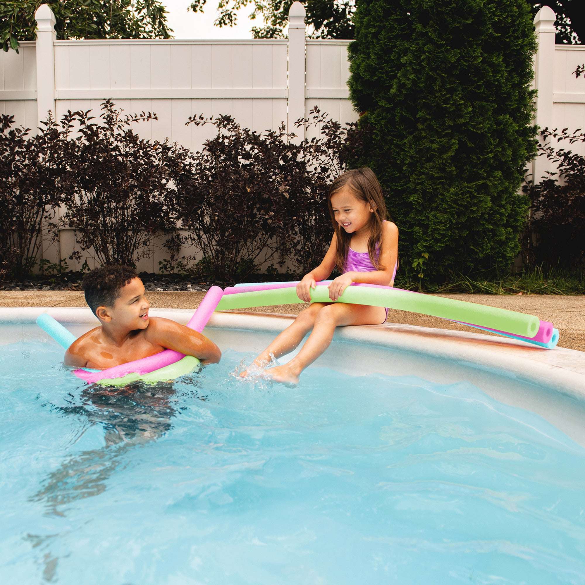 (4 pack) Big Joe Swim Pool Noodle (Single Unit), Pink, 50 inches long - Image 6