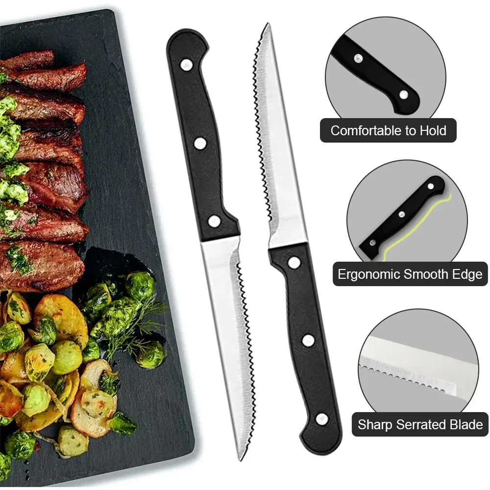 48-Pieces Silverware Set for 8, Stainless Steel Flatware Cutlery Utensil Set forks and Spoons, Kitchen Tableware Set - Image 9