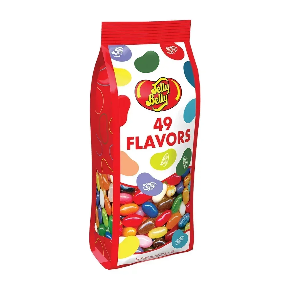 49 Assorted Jelly Bean Flavors, 7.5 Ounce Gift Bag