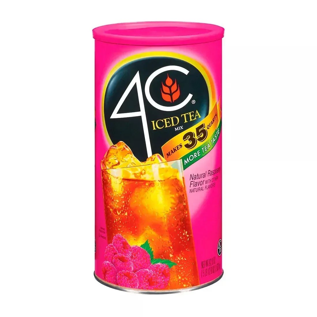 4C Raspberry Iced Tea Mix, 92.8 oz.