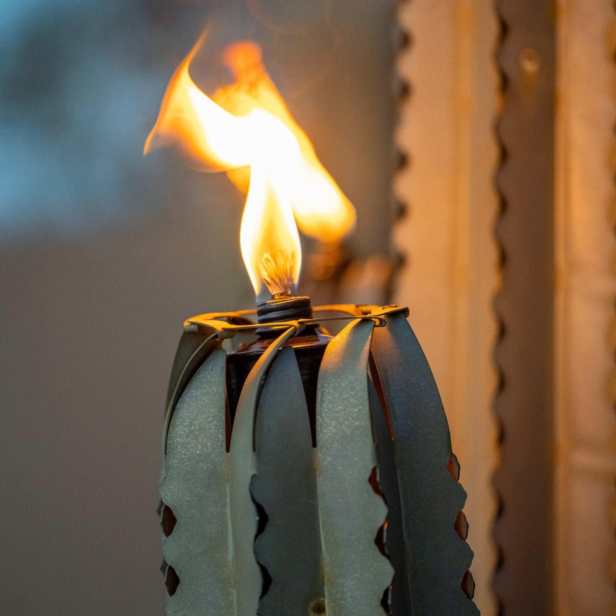 5' Saguaro Torch Sculpture by Desert Steel - Image 4