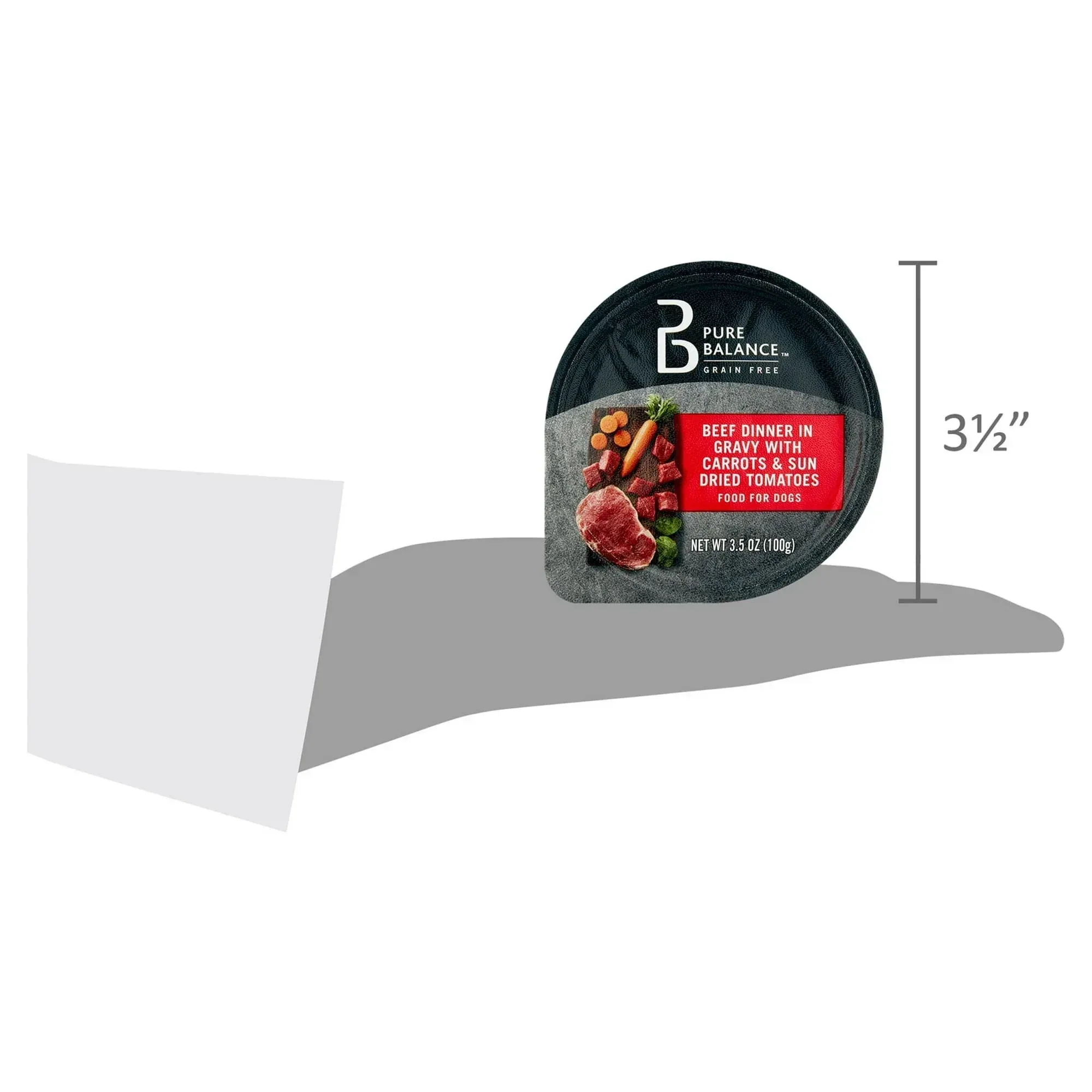 (6 pack) Pure Balance Beef Dinner in Gravy with Carrots & Sun Dried Tomatoes, 3.5 oz - Image 6