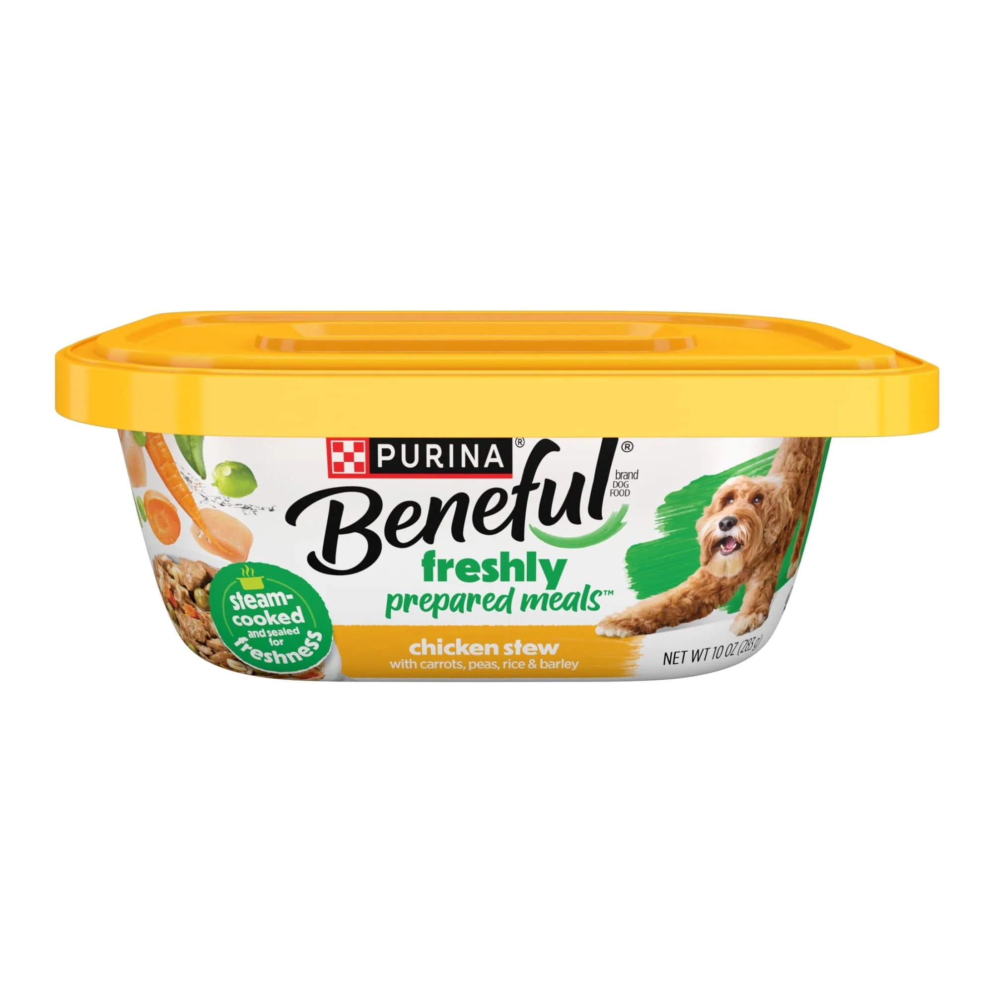 (6 pack) Purina Beneful Dog Food Freshly Prepared Meals, High Protein Wet Dog Food, Dog Food Gravy, Chicken Stew, 10 oz. - Image 2