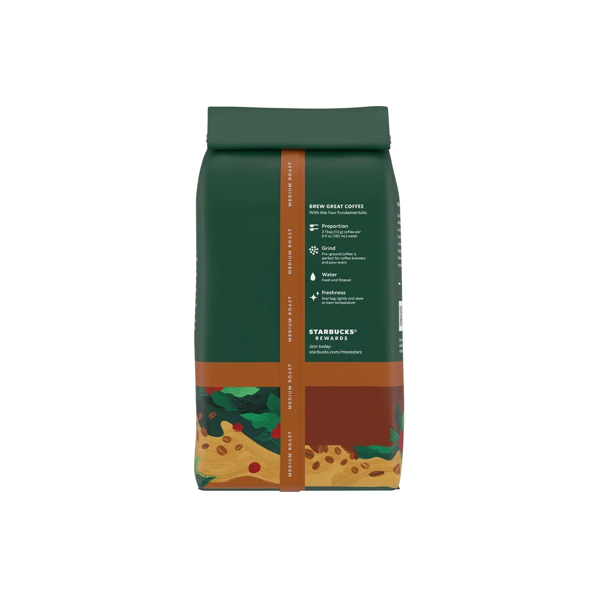 (6 pack) Starbucks House Blend, Ground Coffee, Medium Roast Hot or Iced Coffee, 18 oz - Image 9