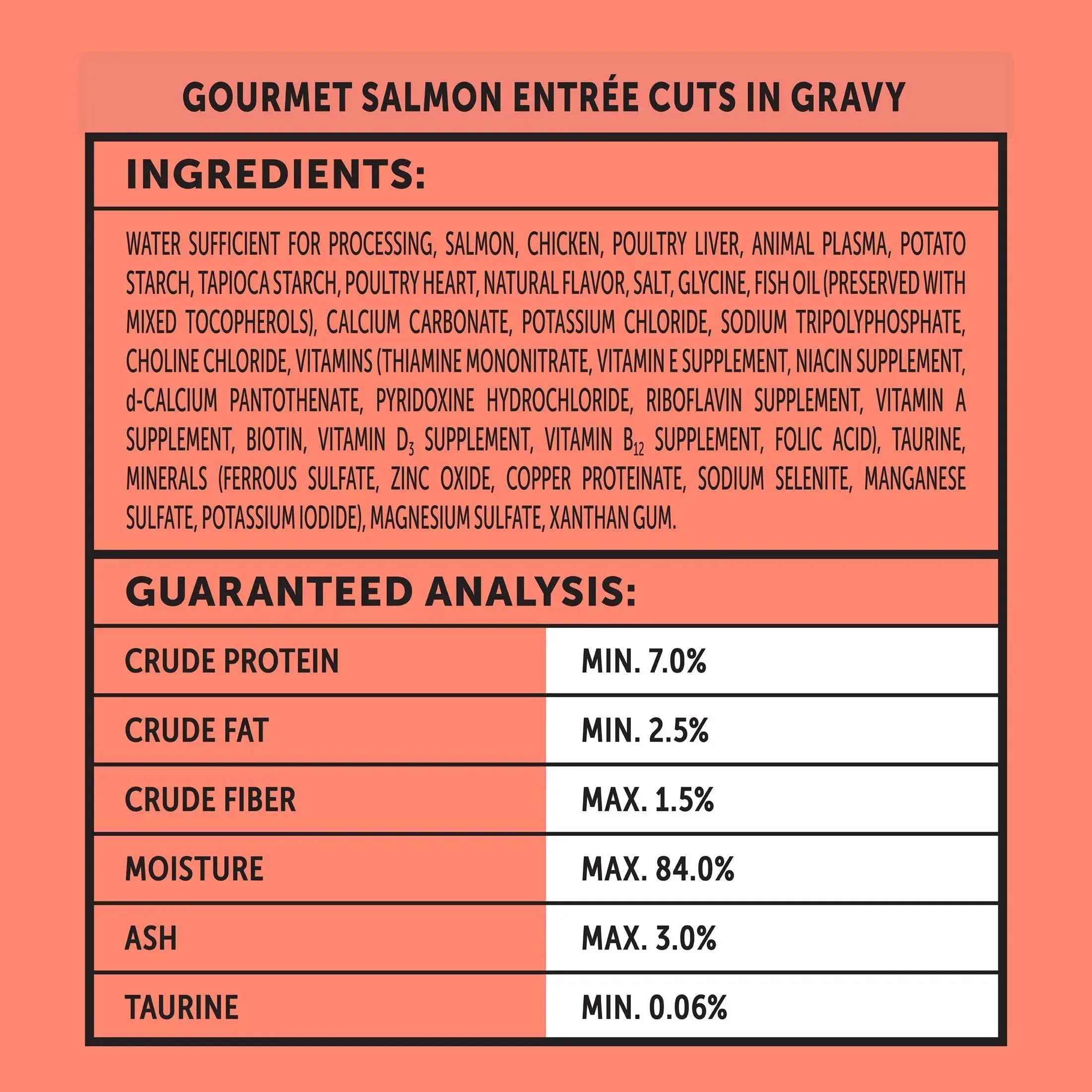 (6 pack) Vibrant Life Gourmet Salmon Entree Cuts in Gravy, Complete + Balanced, 2.64 oz Split Cup - Image 5