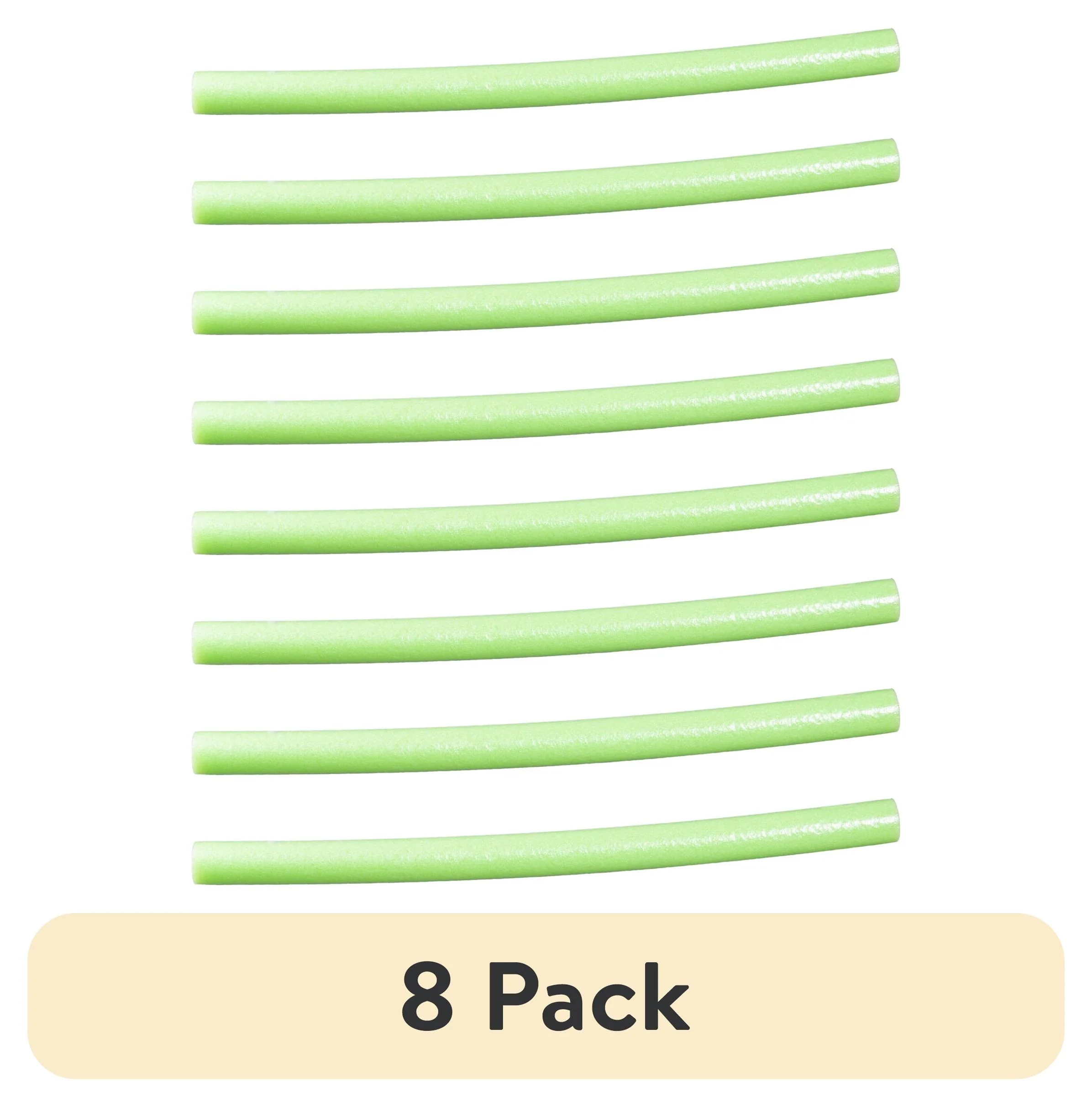 (8 pack) Big Joe Swim Pool Noodle (Single Unit), Green, 50 inches long