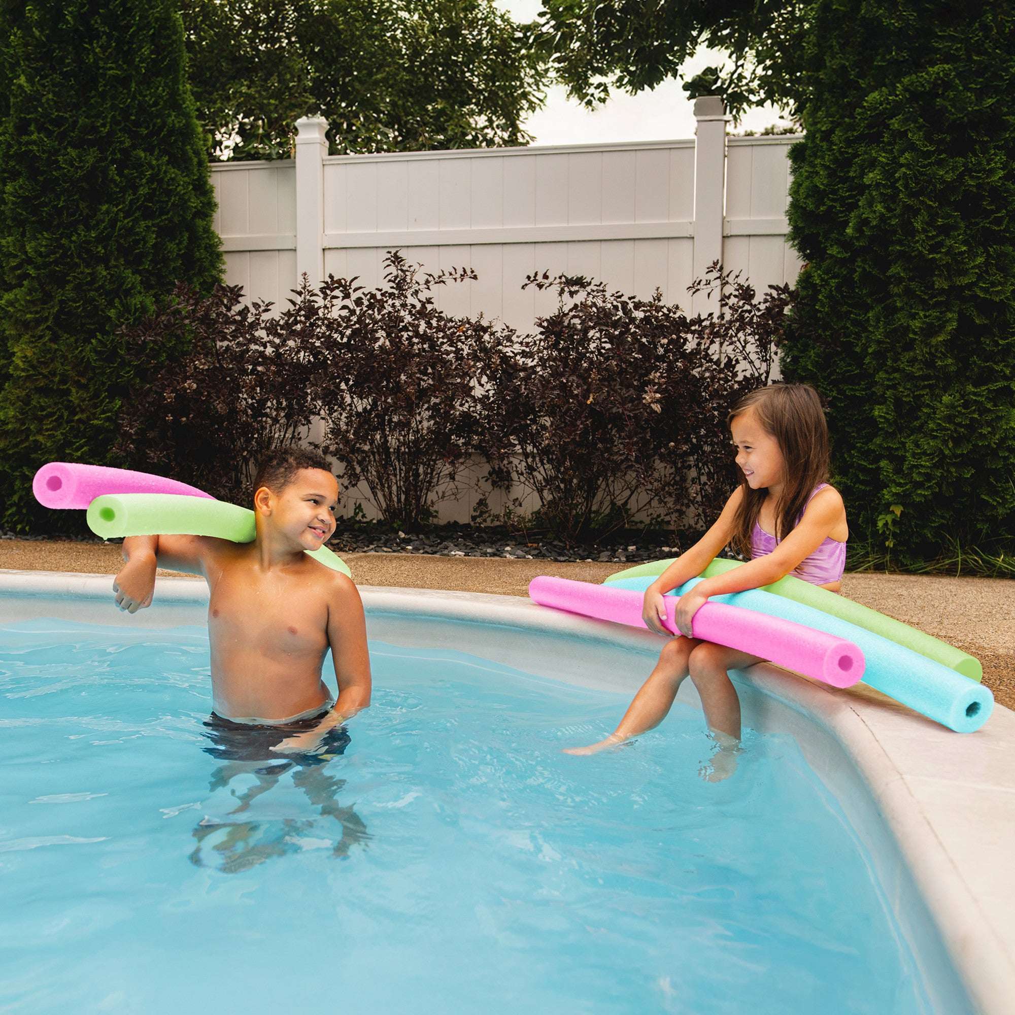 (8 pack) Big Joe Swim Pool Noodle (Single Unit), Green, 50 inches long - Image 4