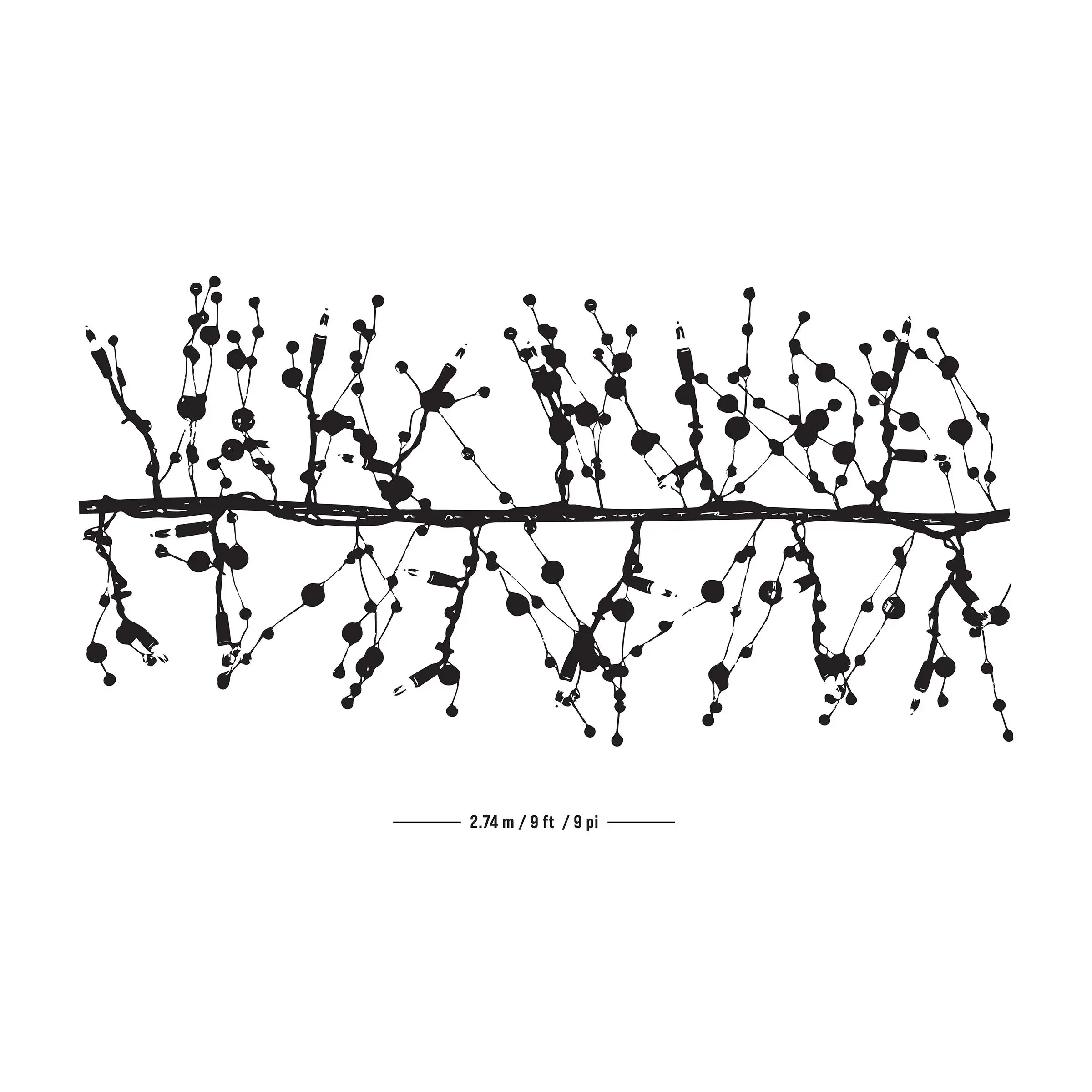 9’ LED Gem Garland - Image 4