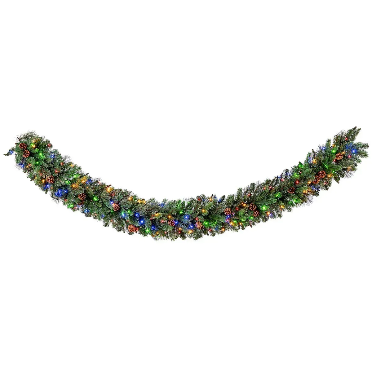 9’ Pre-lit LED With Twinkle Artificial Greenery Garland - Image 2