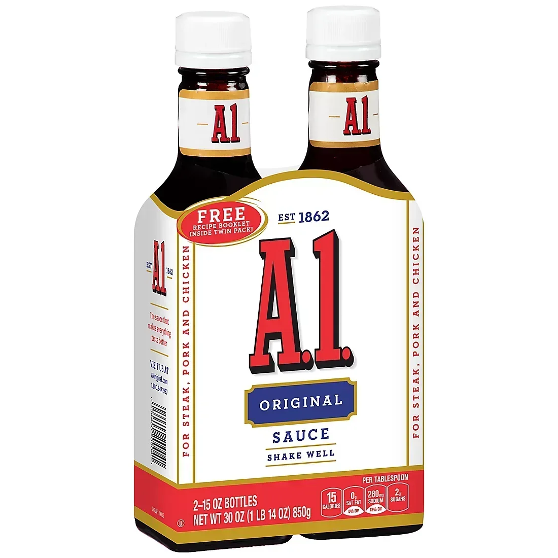 A.1. Original Sauce, 2 ct./15 oz. - Image 2