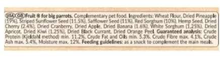 A&E Cage Co Smakers MAXI Parrot Fruit Treat Stick, Twin Pack - Image 3