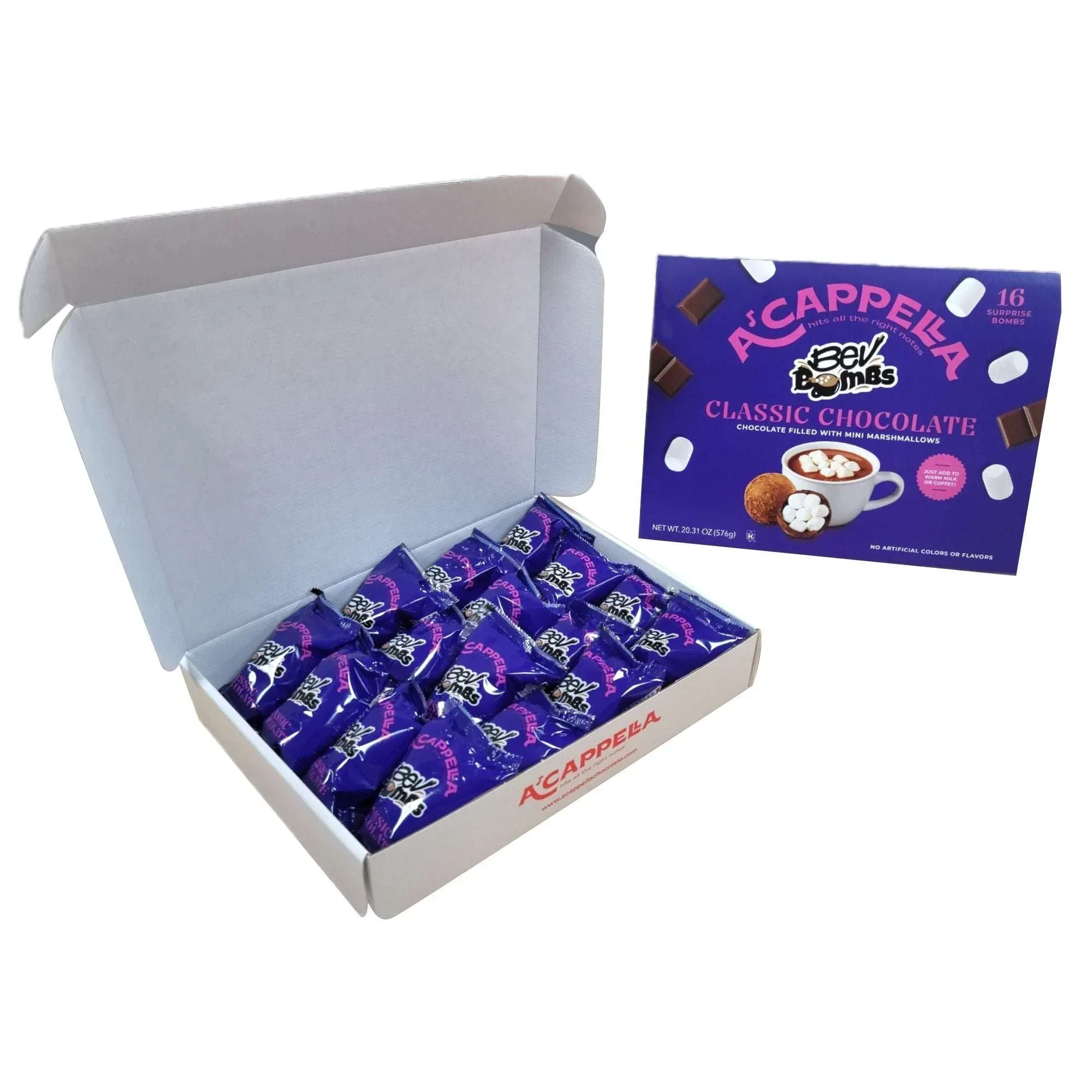 A'cappella Classic Hot Chocolate BevBombs, 16-count - Image 2