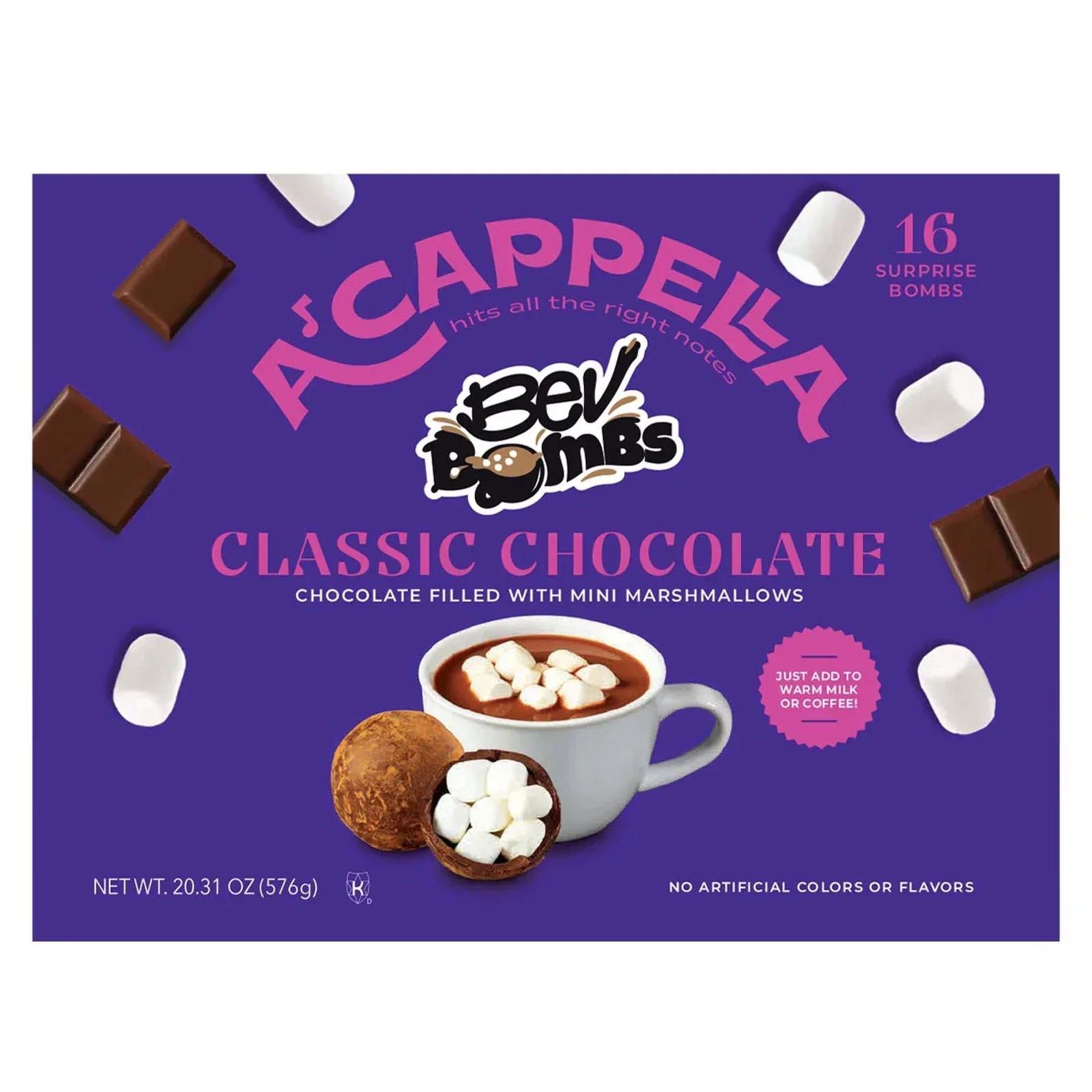 A'cappella Classic Hot Chocolate BevBombs, 16-count - Image 5