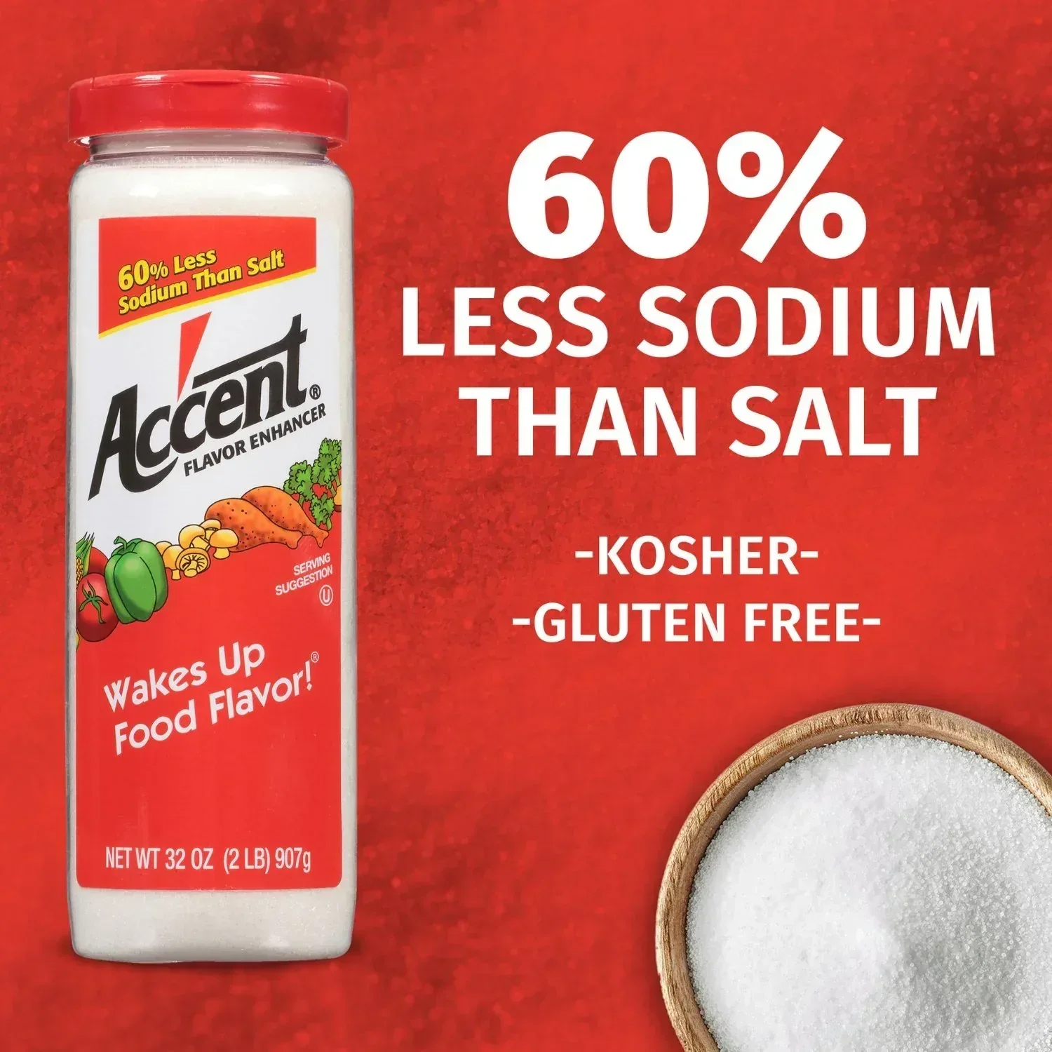 Ac'cent Flavor Seasoning Enhancer 32 oz. - Image 6
