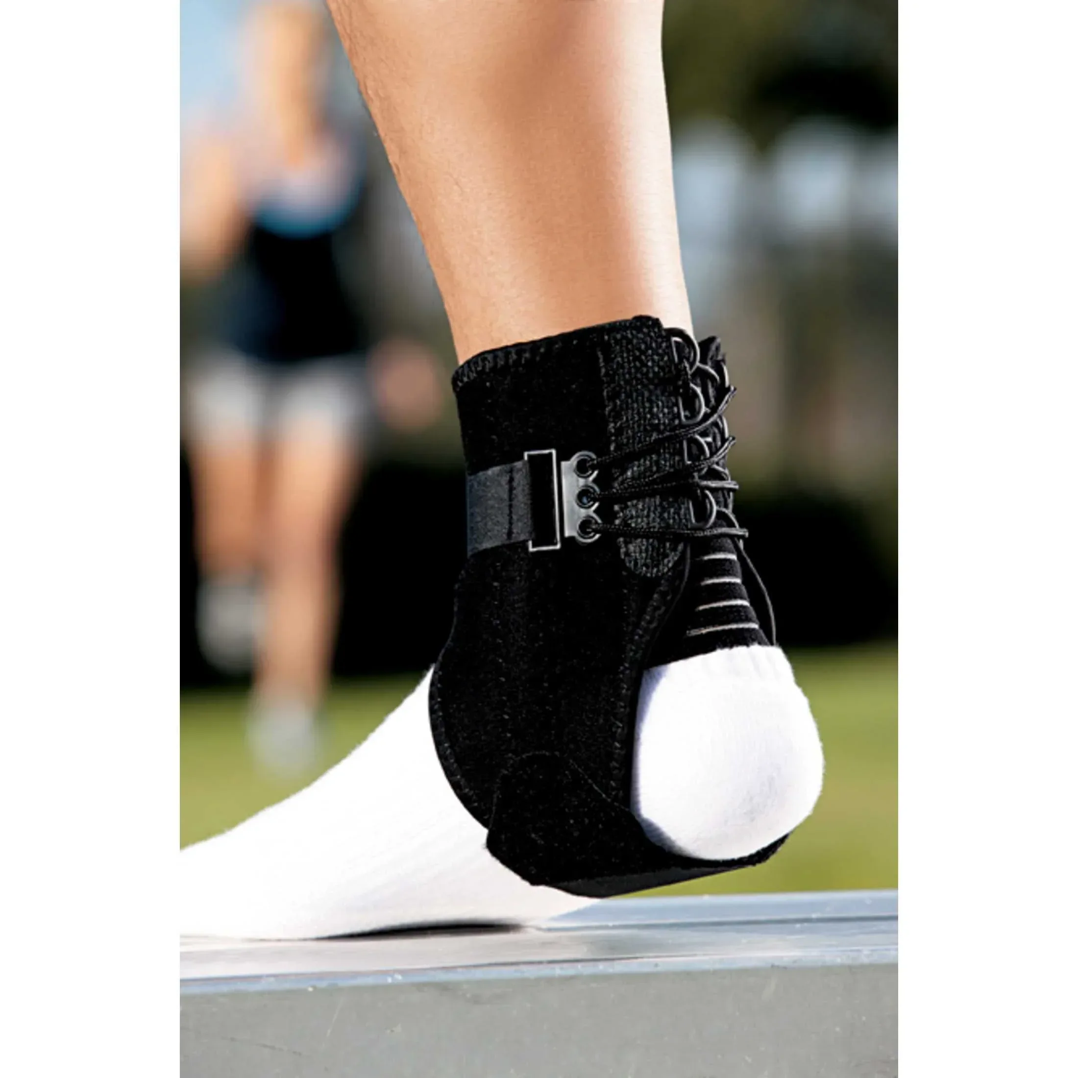 ACE Brand Ankle Support with Side Stabilizers, Adjustable, Black, 1 Brace - Image 10