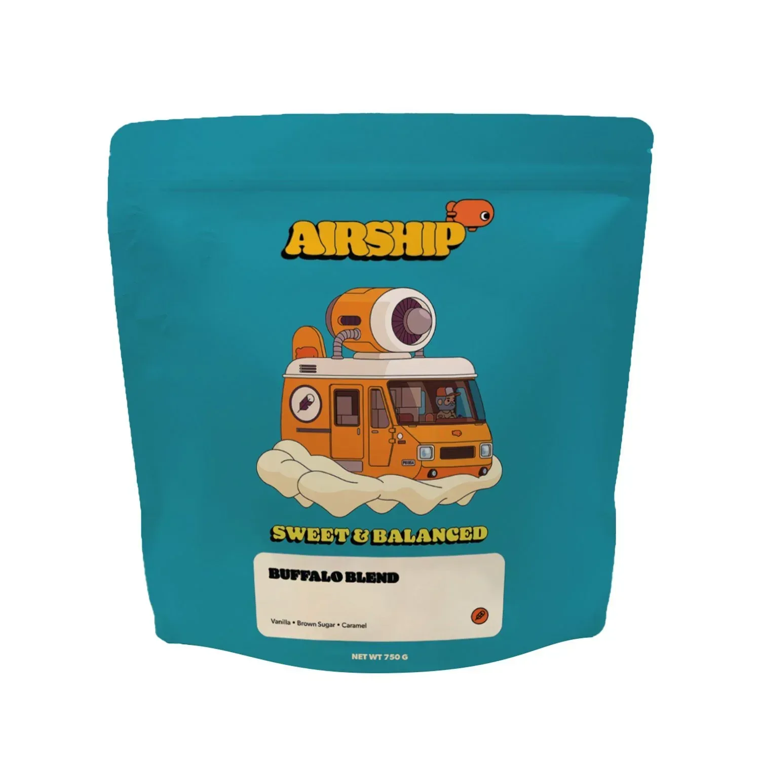Airship Whole Bean Coffee, Buffalo Blend, 27 oz.