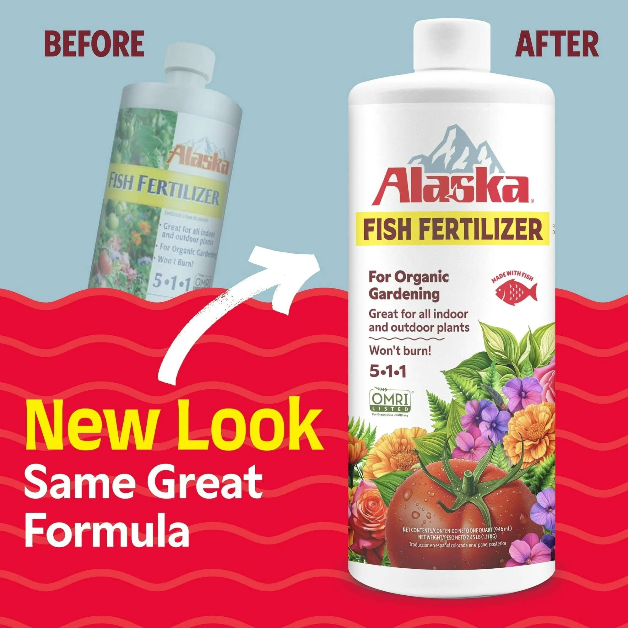 Alaska Fish Fertilizer 5-1-1 Plant Food - Image 3