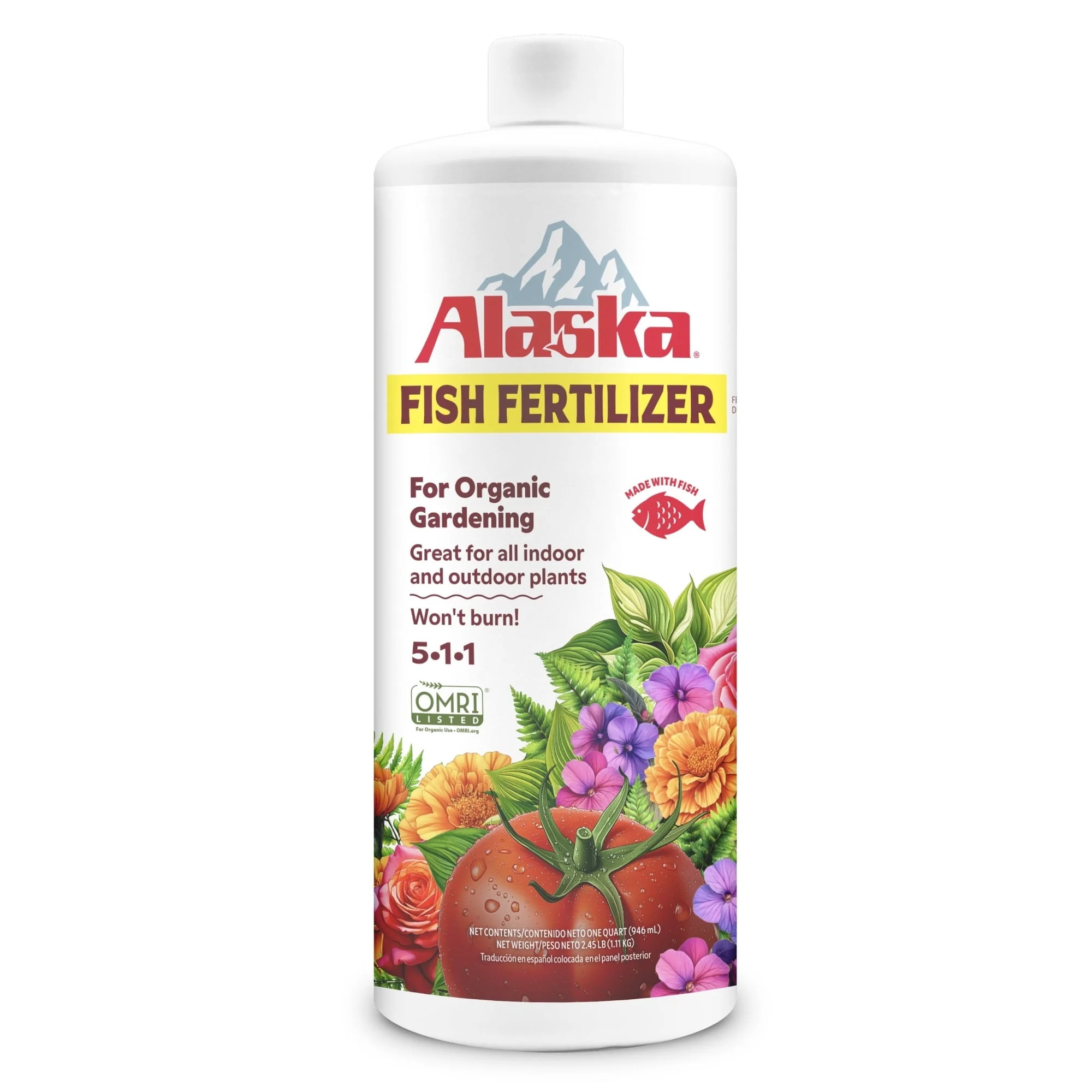 Alaska Fish Fertilizer 5-1-1 Plant Food - Image 9