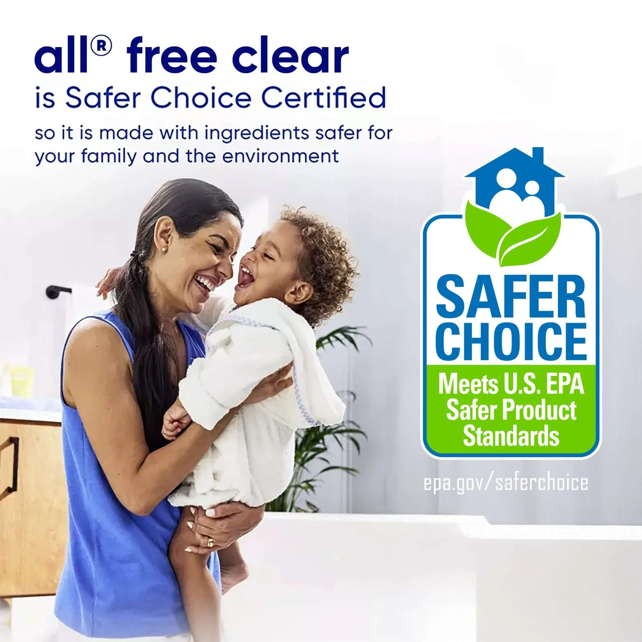 all Free Clear Liquid Laundry Detergent, 30 oz, 24 Loads - Image 5
