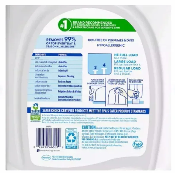 all free clear Liquid Laundry Detergent, The Original, 166 loads, 250 fl. oz. - Image 2